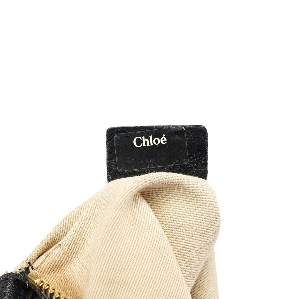 Black Leather Heloise 2-Way Bag
