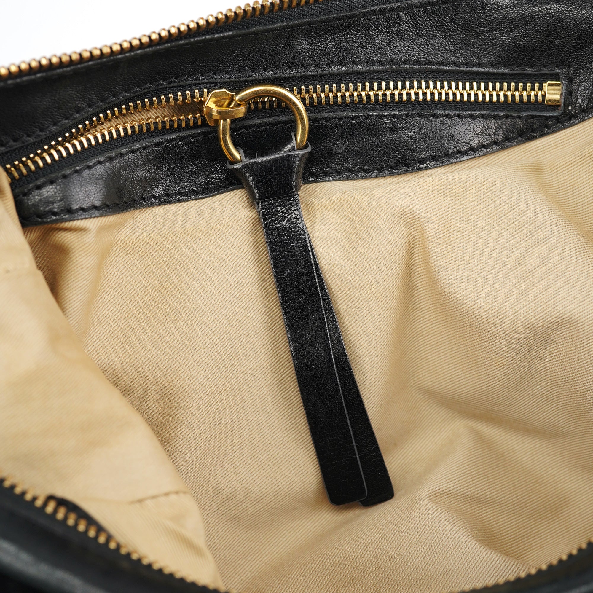 Black Leather Heloise 2-Way Bag