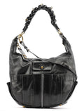 Black Leather Heloise 2-Way Bag