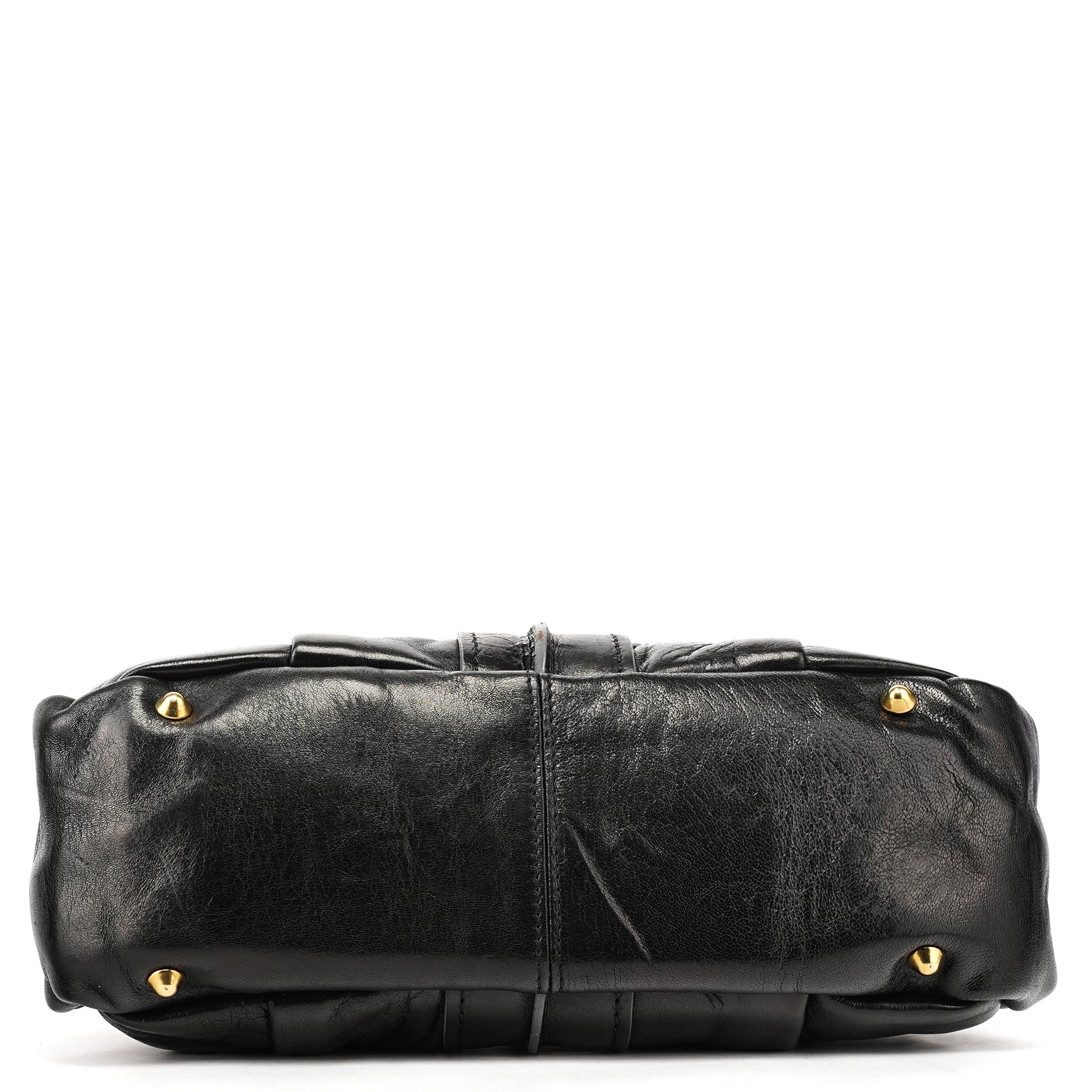 Black Leather Héloise Tote Bag