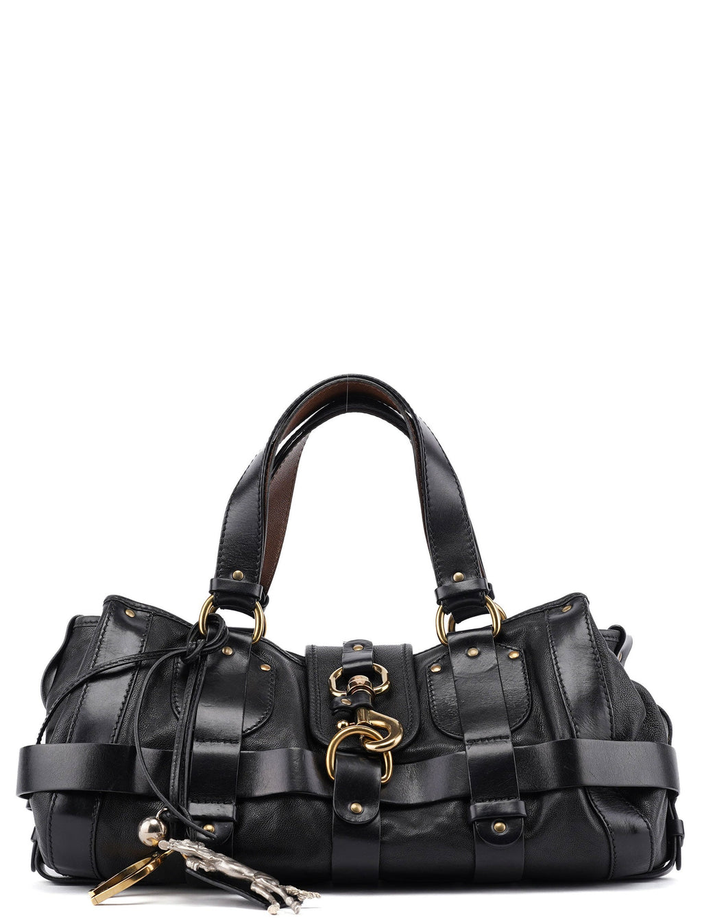 Black Leather Kerala Bag