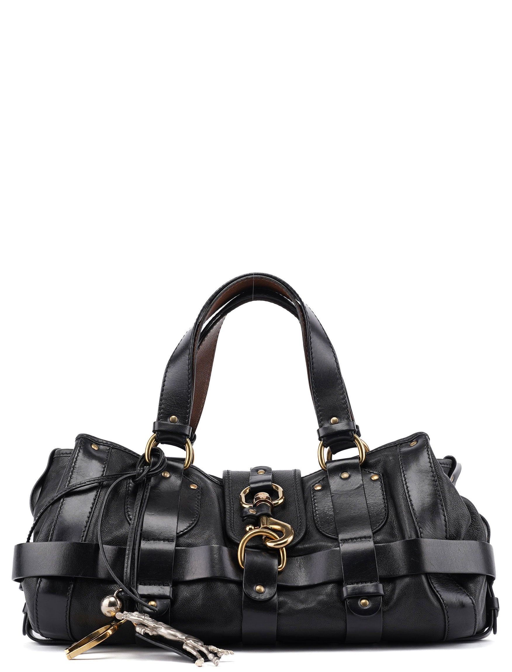 Black Leather Kerala Bag