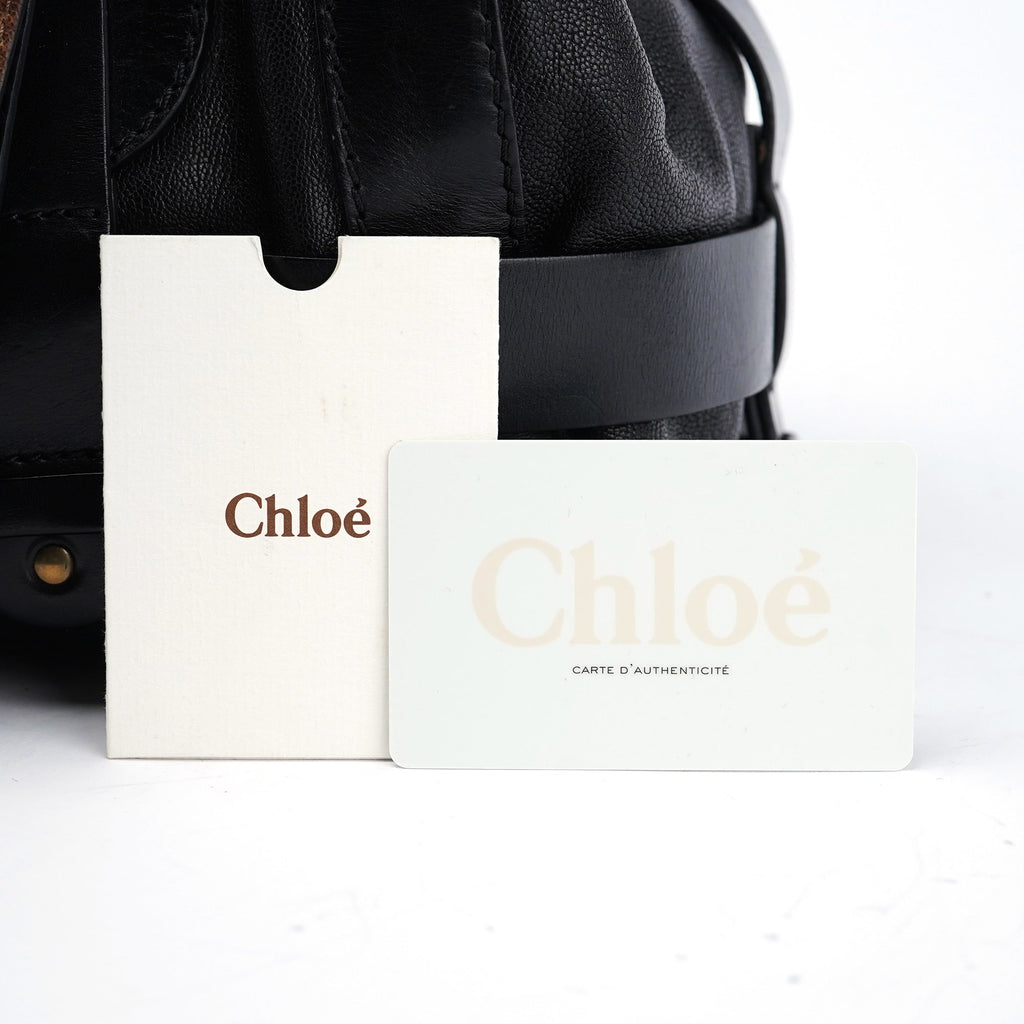 Black Leather Kerala Bag
