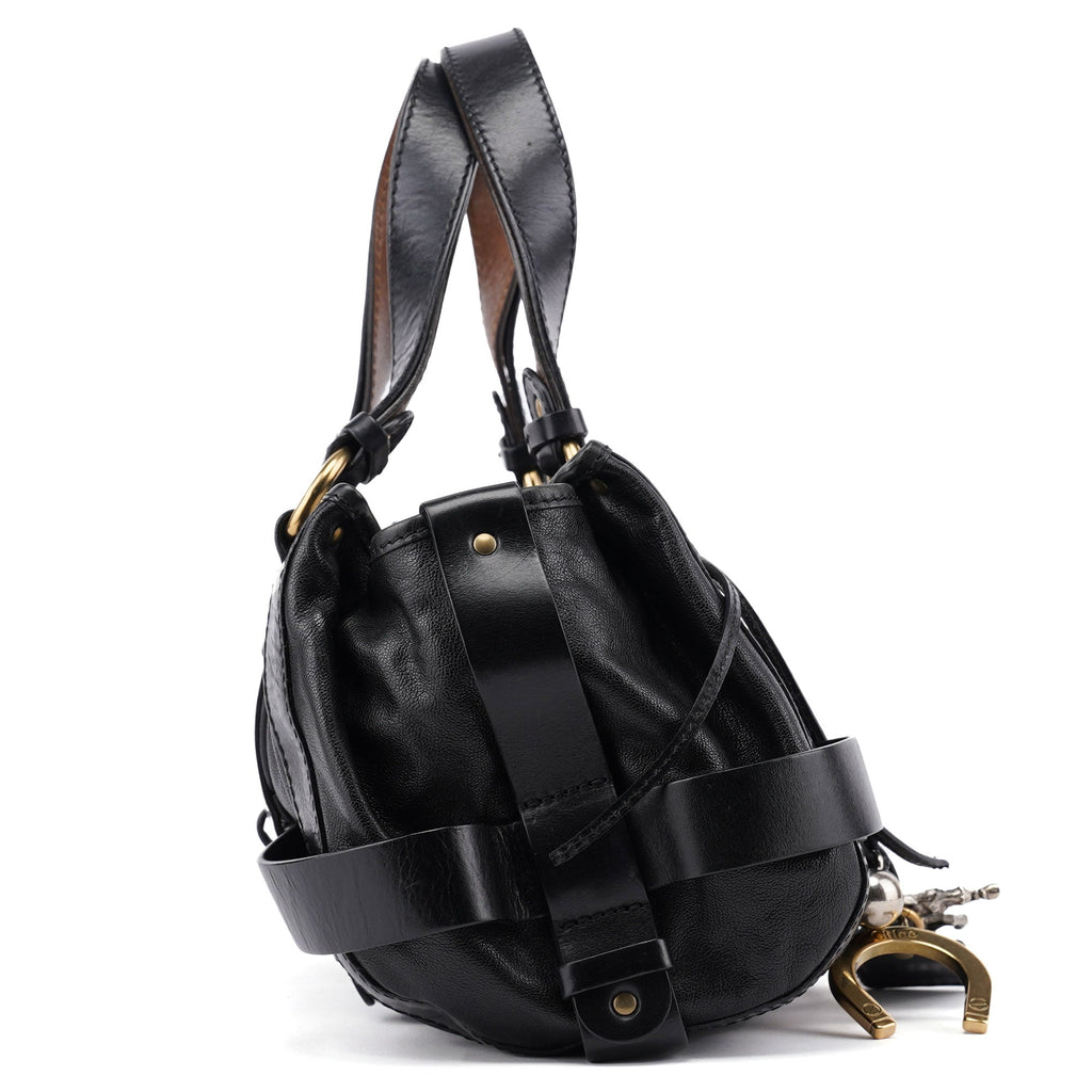 Black Leather Kerala Bag