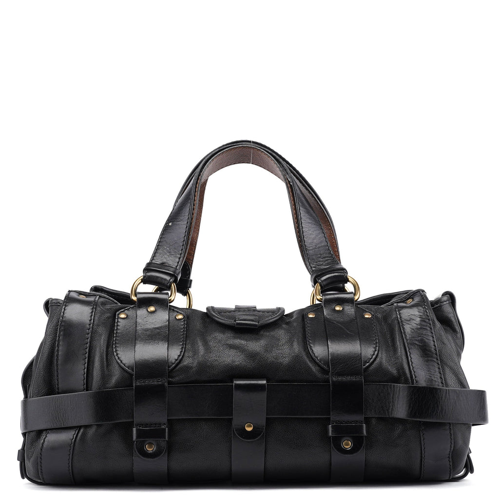 Black Leather Kerala Bag