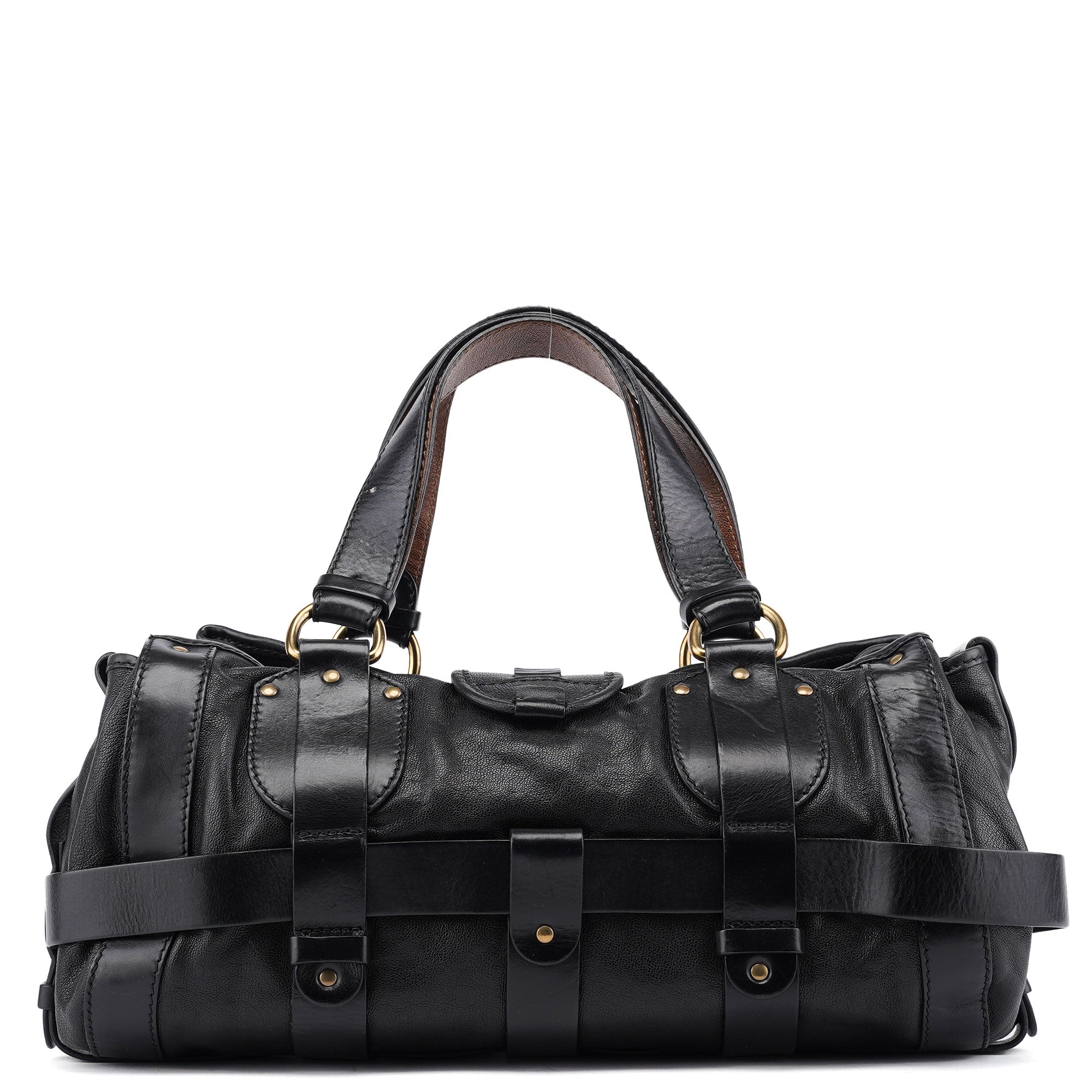 Black Leather Kerala Bag