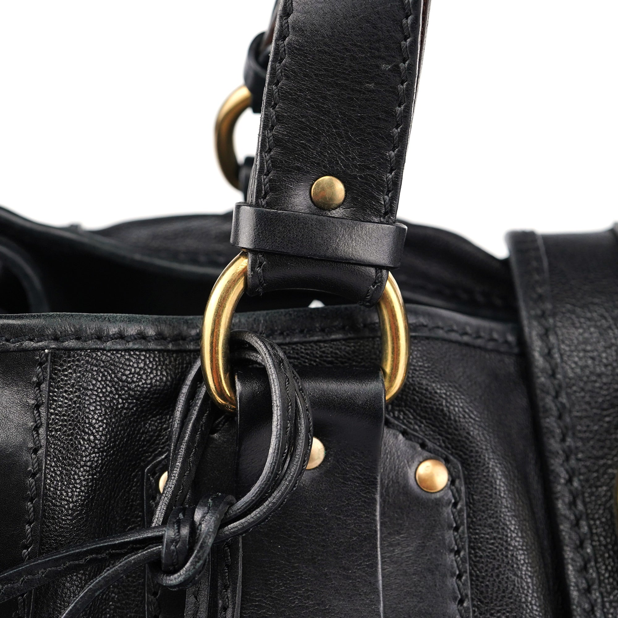 Black Leather Kerala Bag