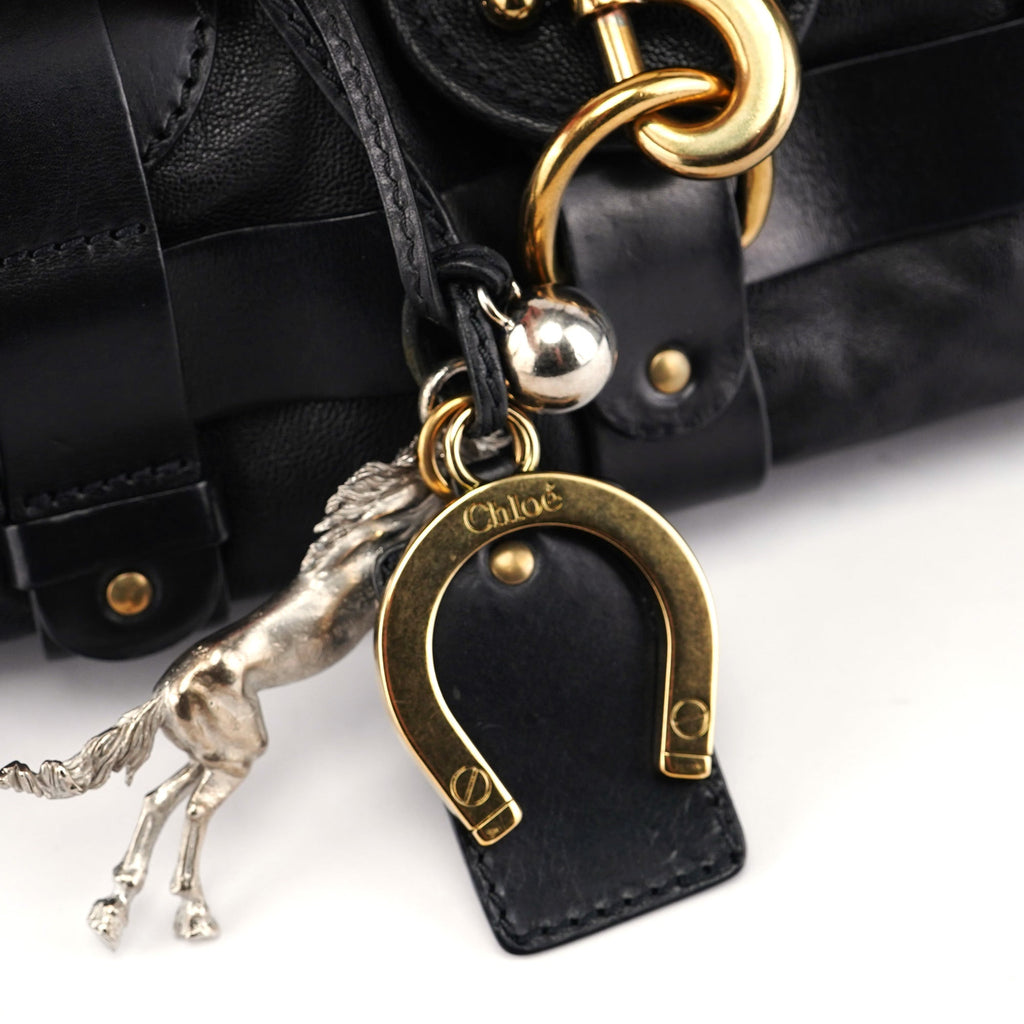 Black Leather Kerala Bag