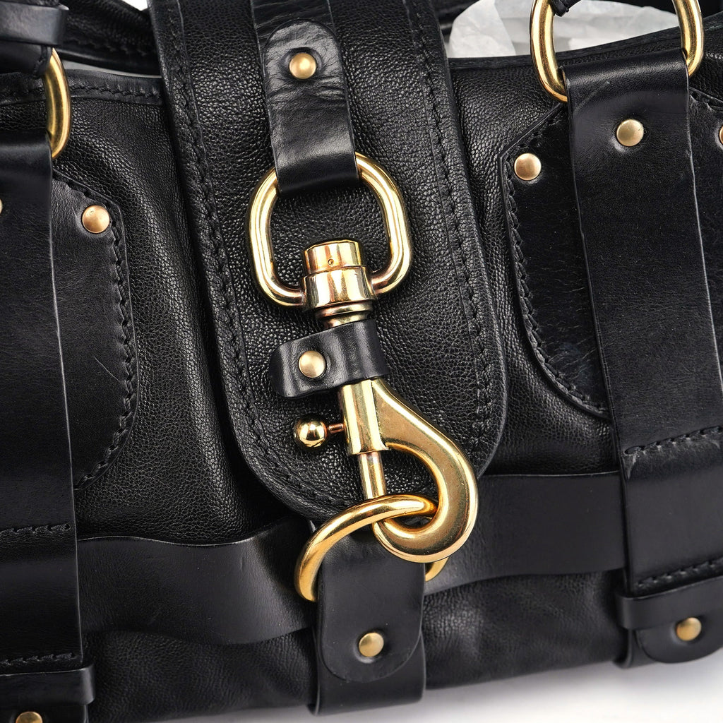 Black Leather Kerala Bag