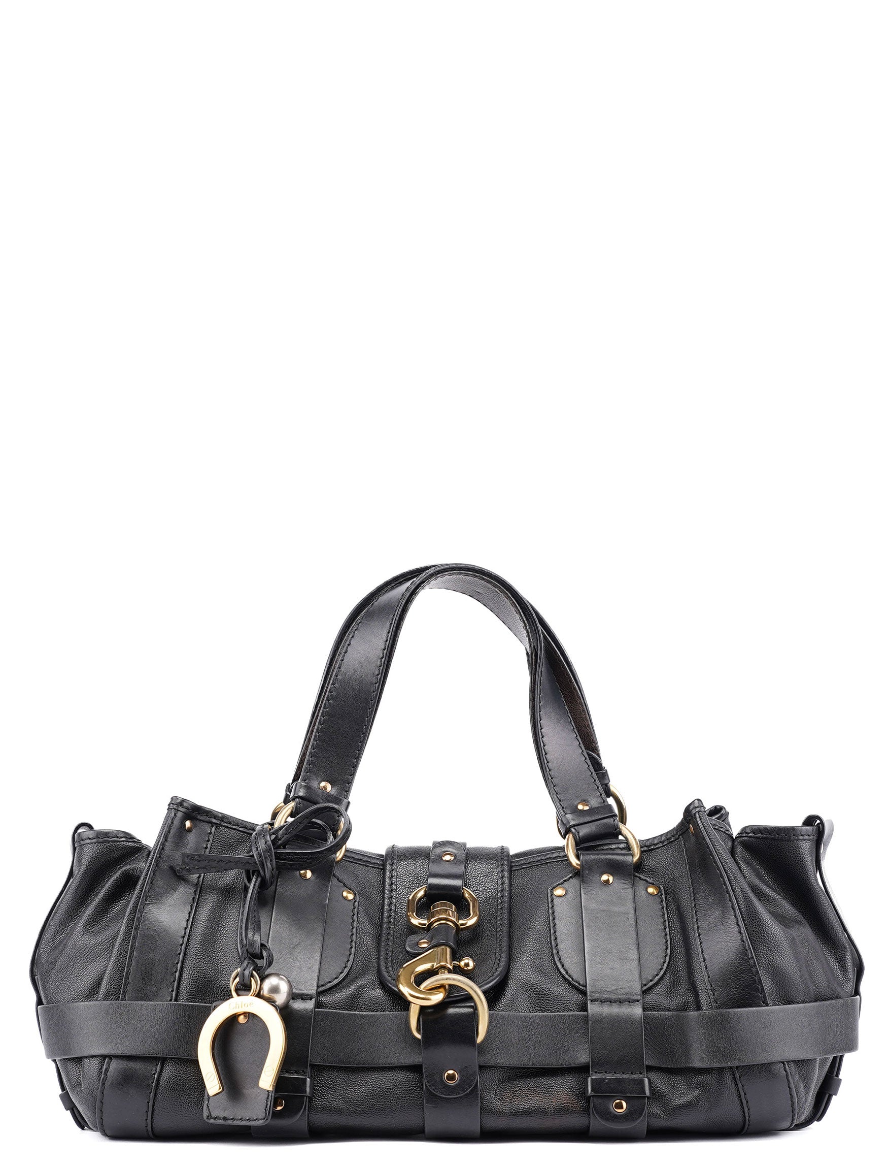 Black Leather Kerala Bag