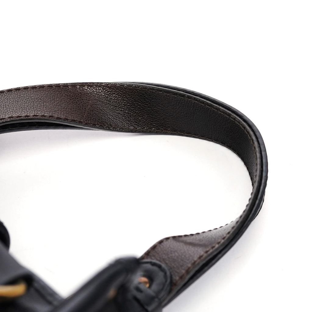Black Leather Kerala Bag
