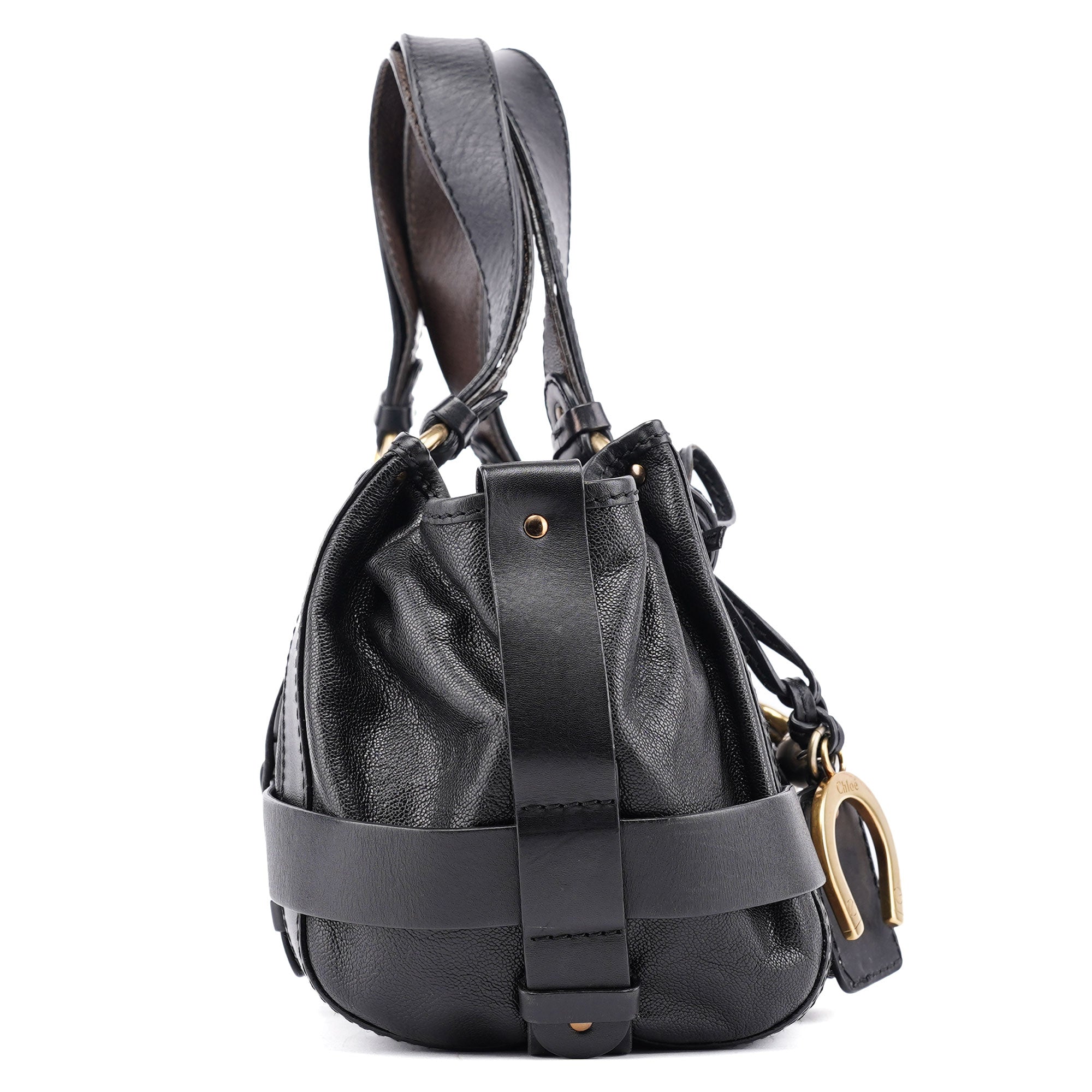Black Leather Kerala Bag