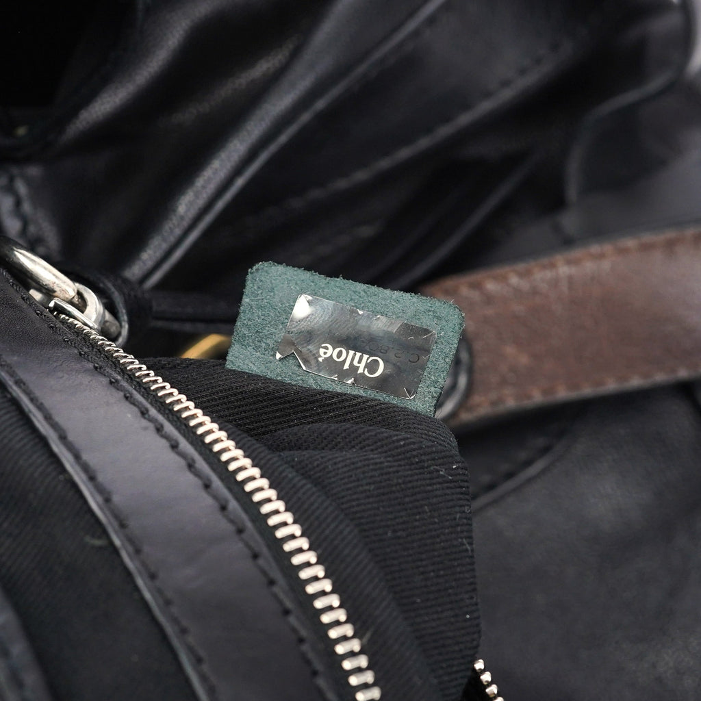 Black Leather Kerala Bag
