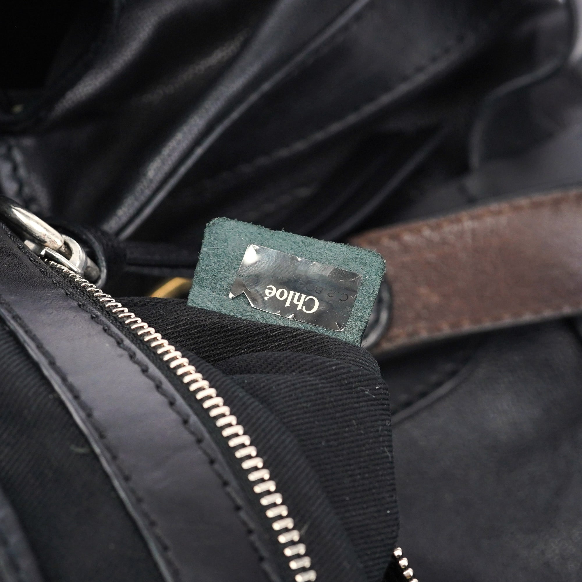 Black Leather Kerala Bag