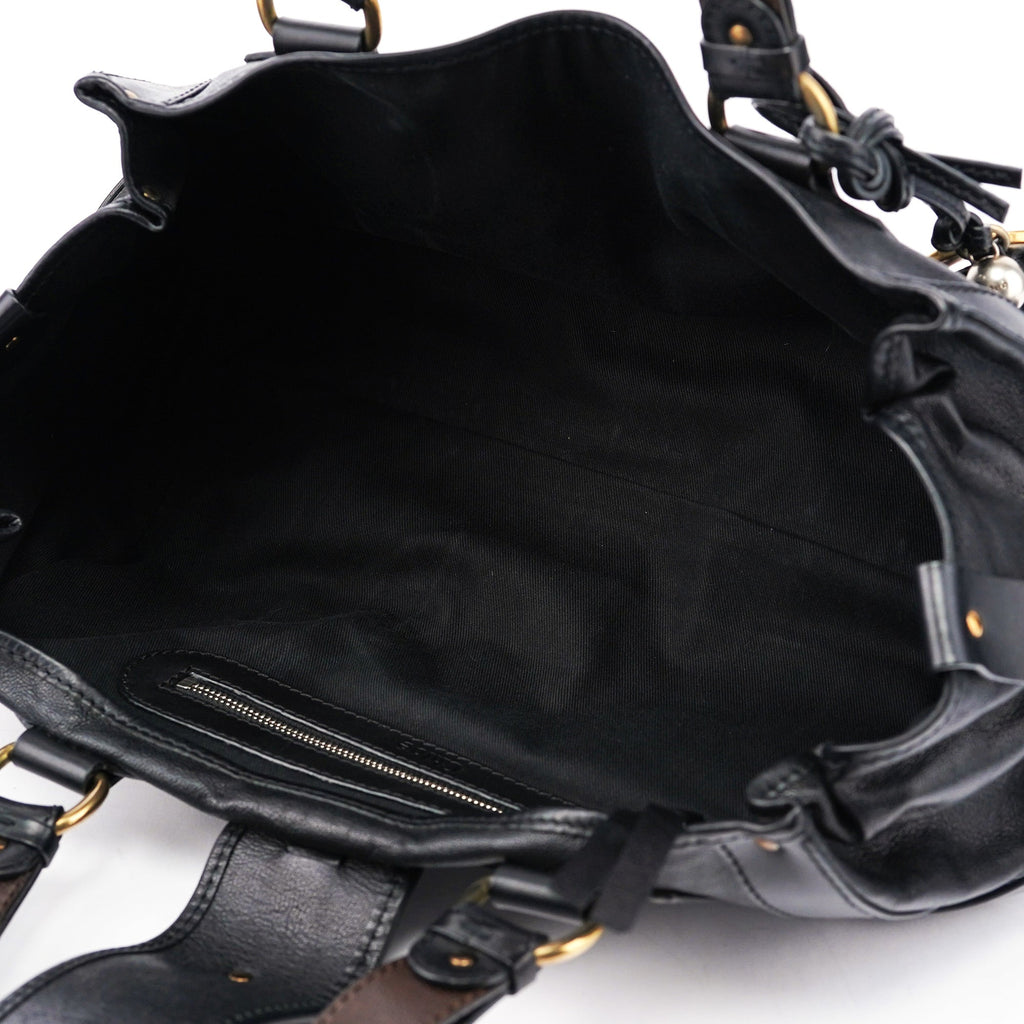 Black Leather Kerala Bag