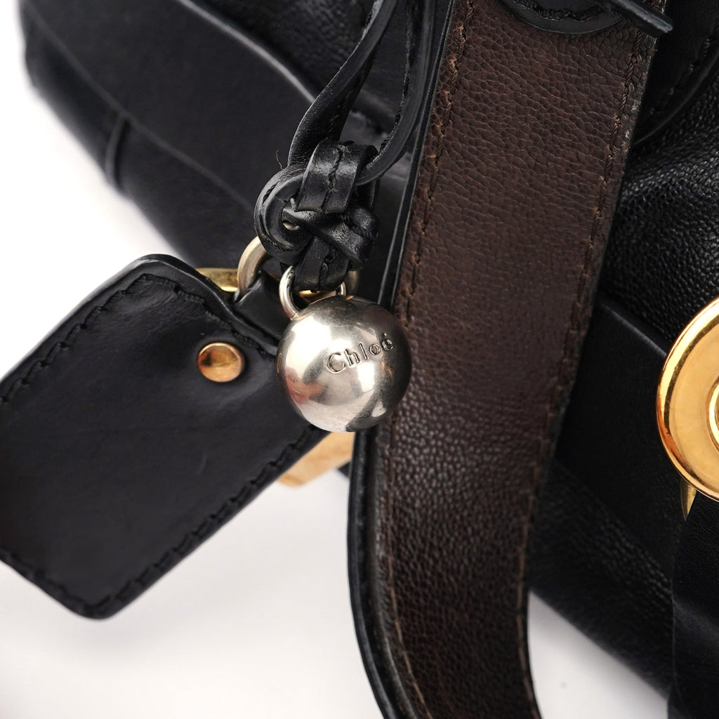 Black Leather Kerala Bag