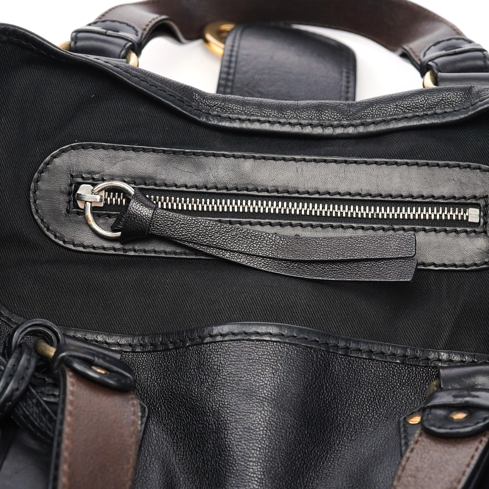 Black Leather Kerala Bag