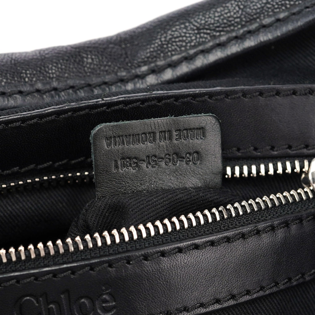 Black Leather Kerala Bag