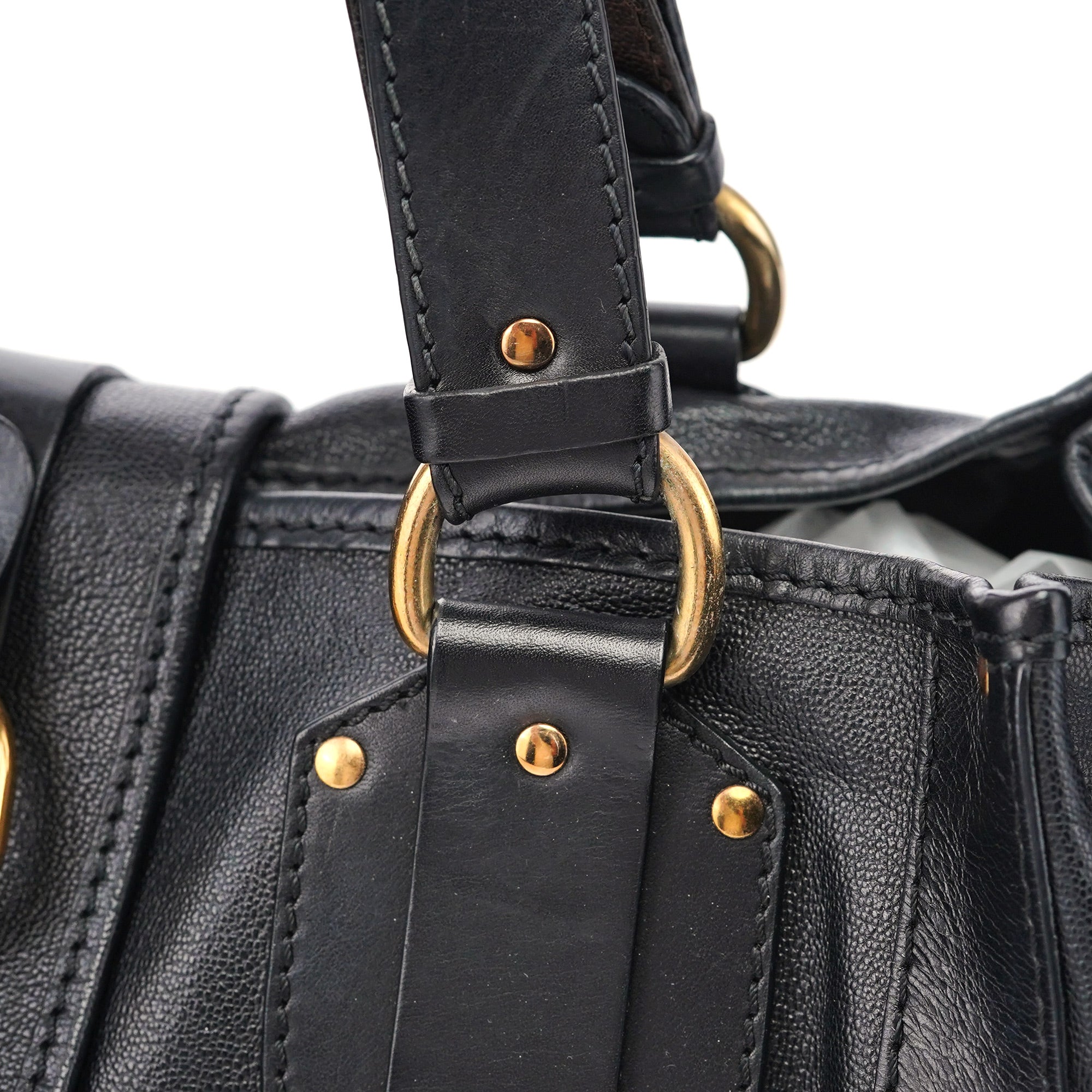 Black Leather Kerala Bag