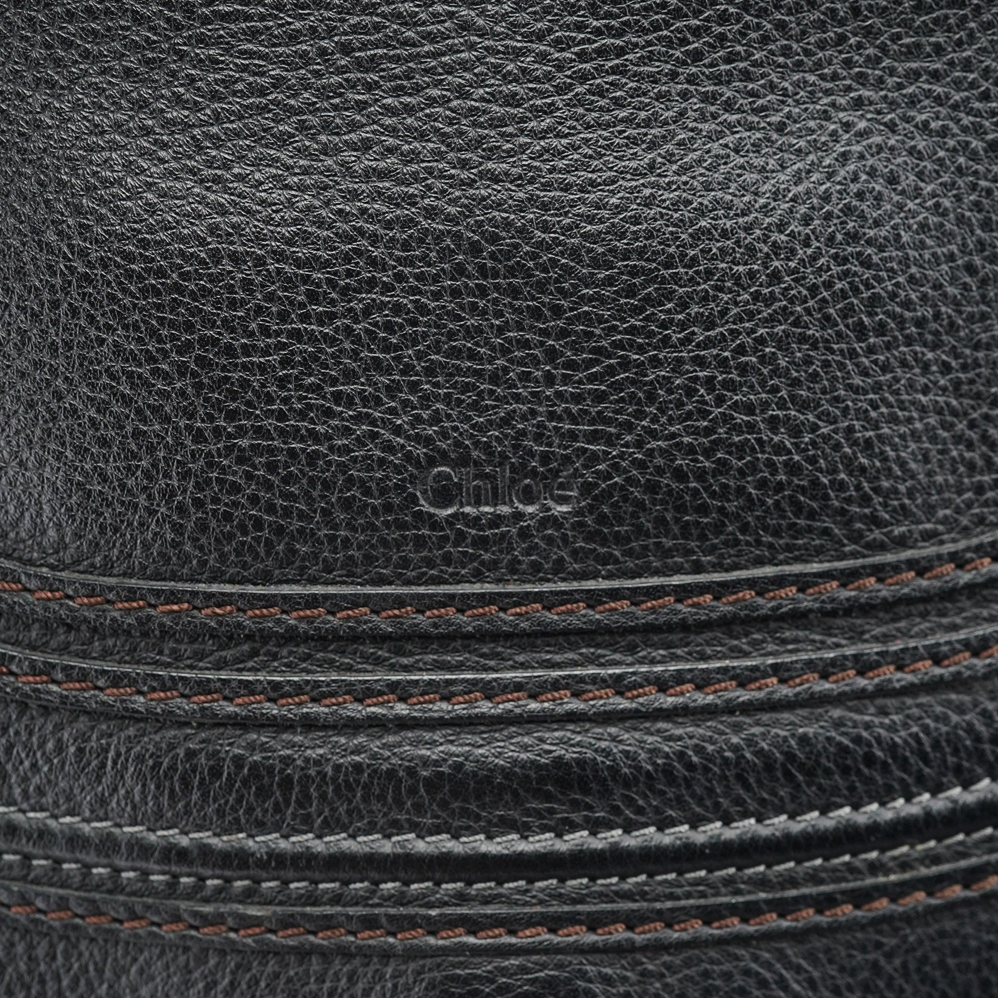 Black Leather Marcie 2-Way Bag