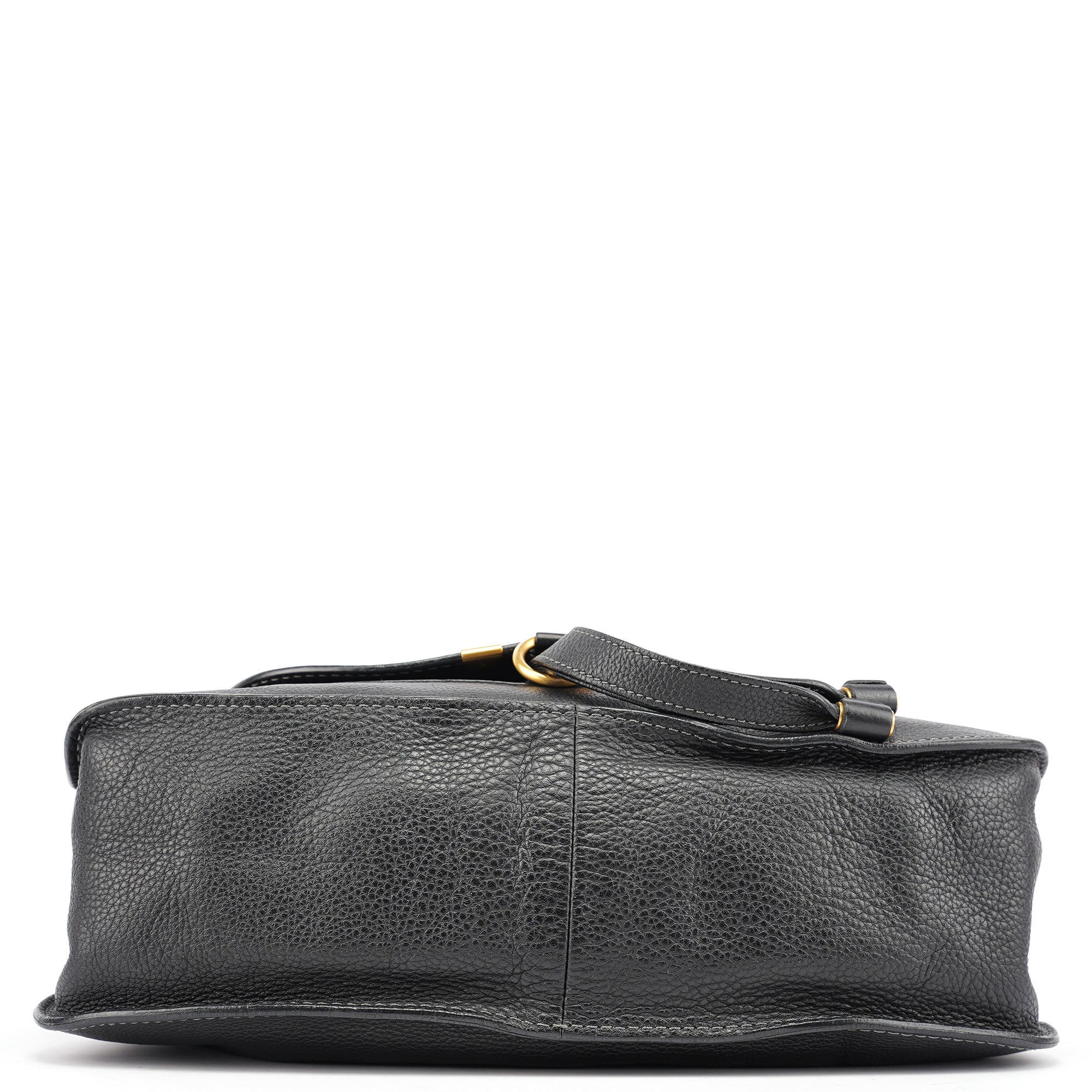 Black Leather Marcie 2-Way Bag
