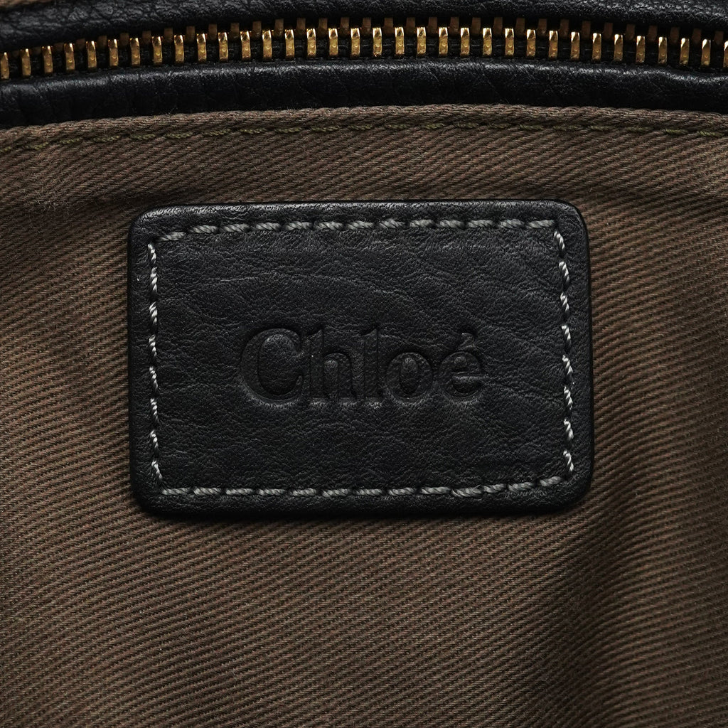 Black Leather Marcie 2-Way Bag