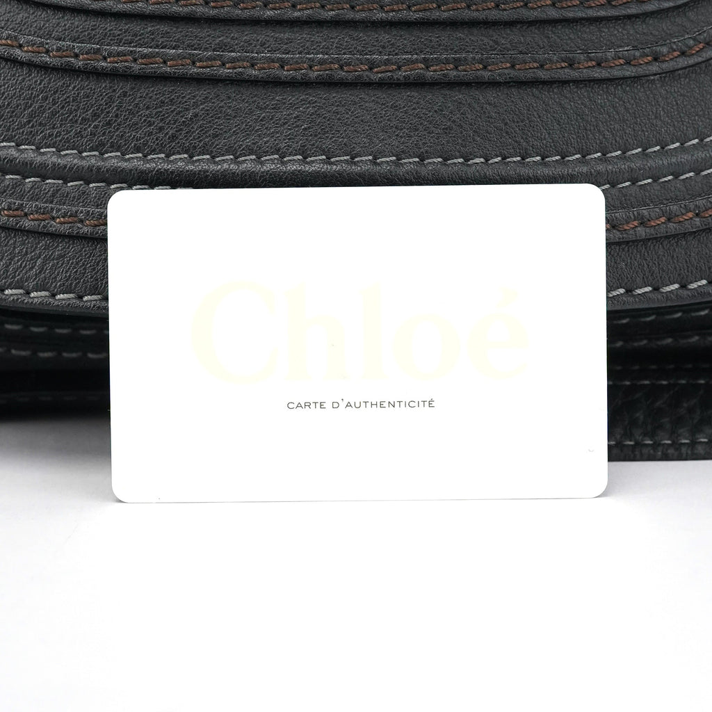 Black Leather Marcie 2-Way Bag
