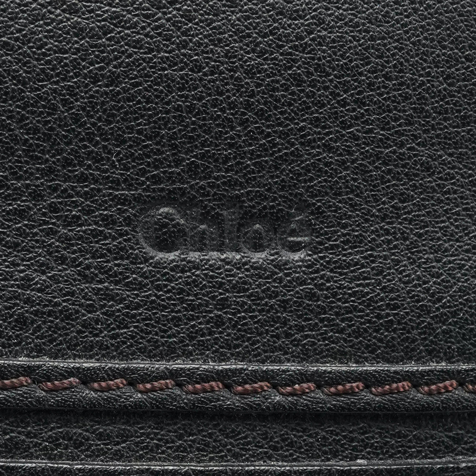 Black Leather Marcie 2-Way Bag