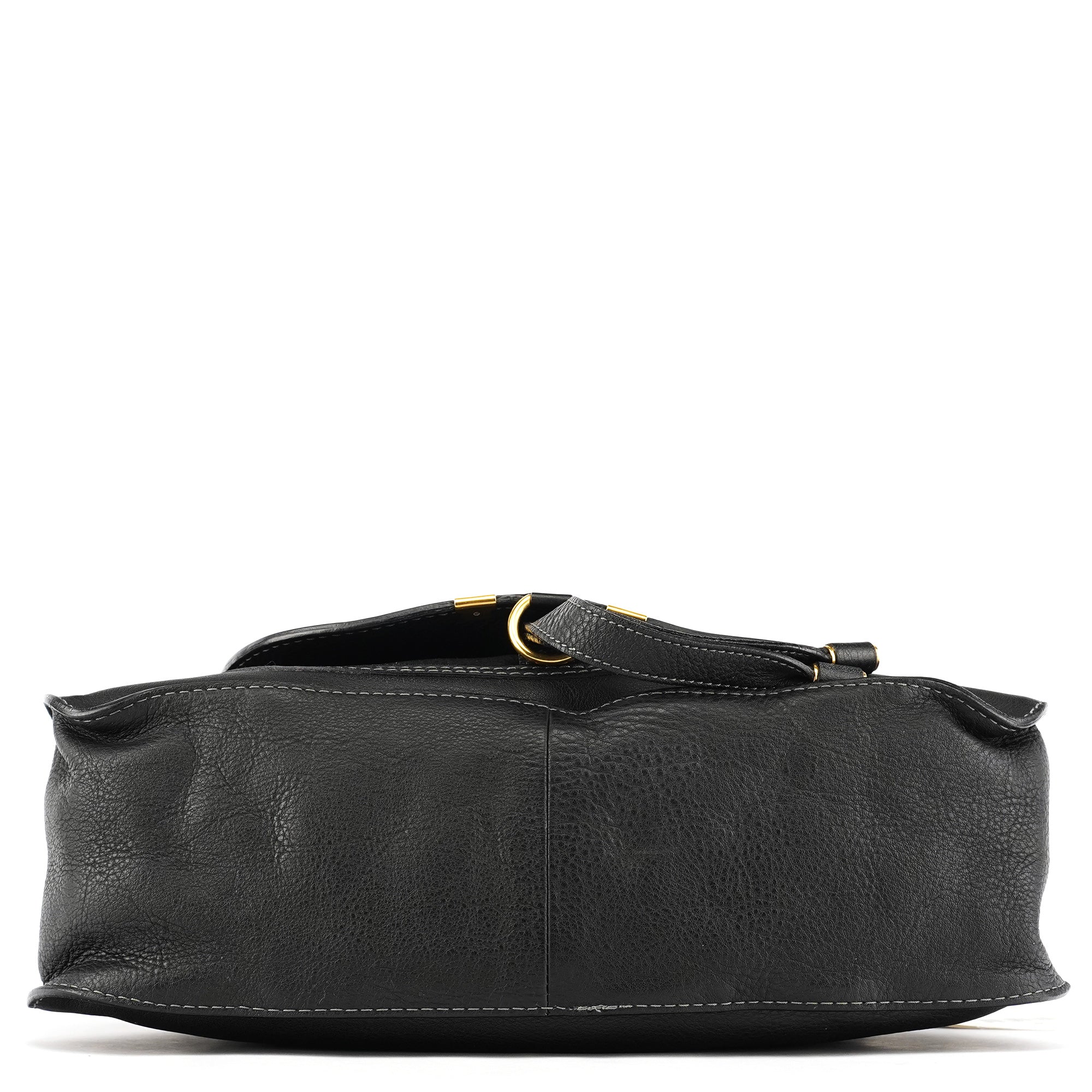 Black Leather Marcie 2-Way Bag