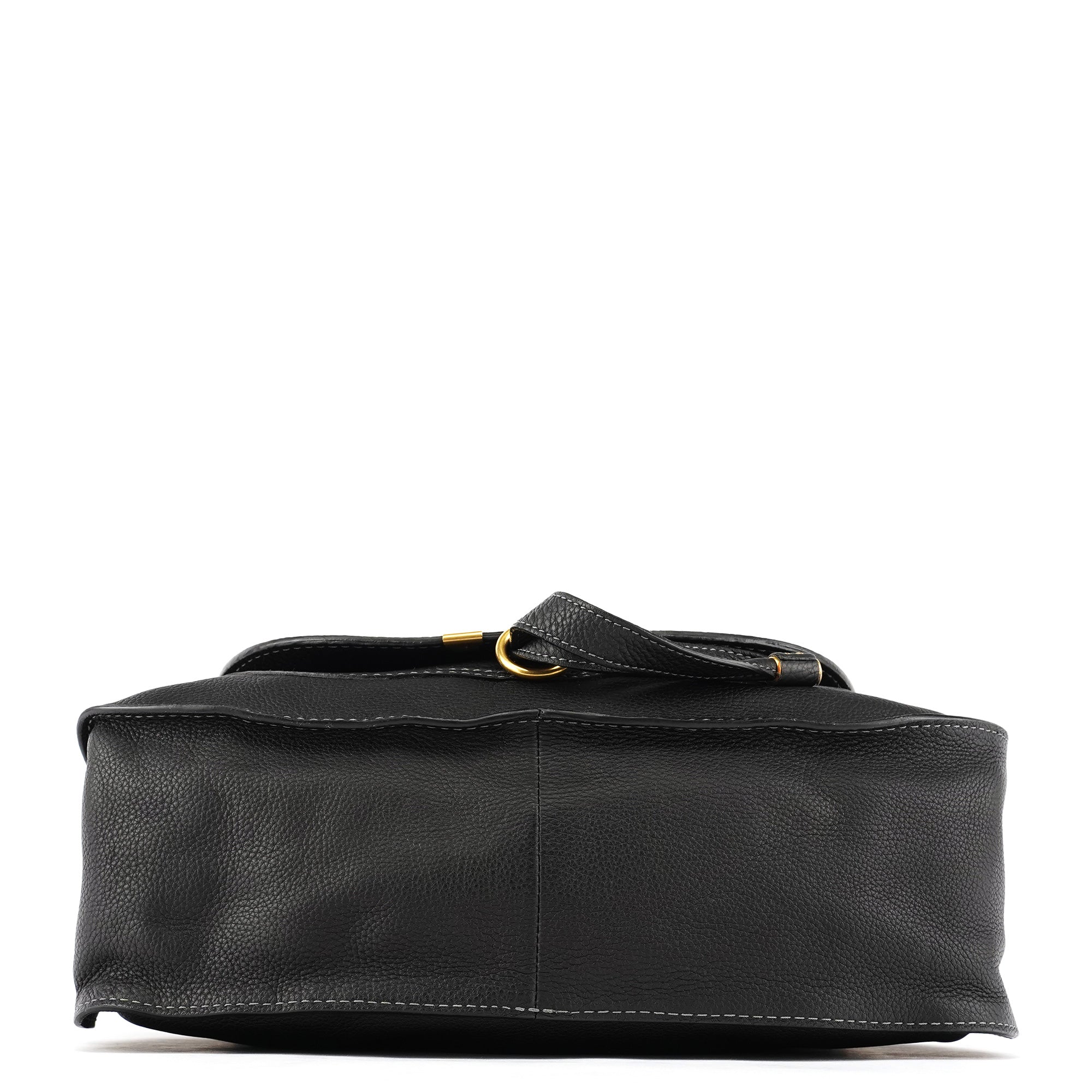 Black Leather Marcie 2-Way Bag