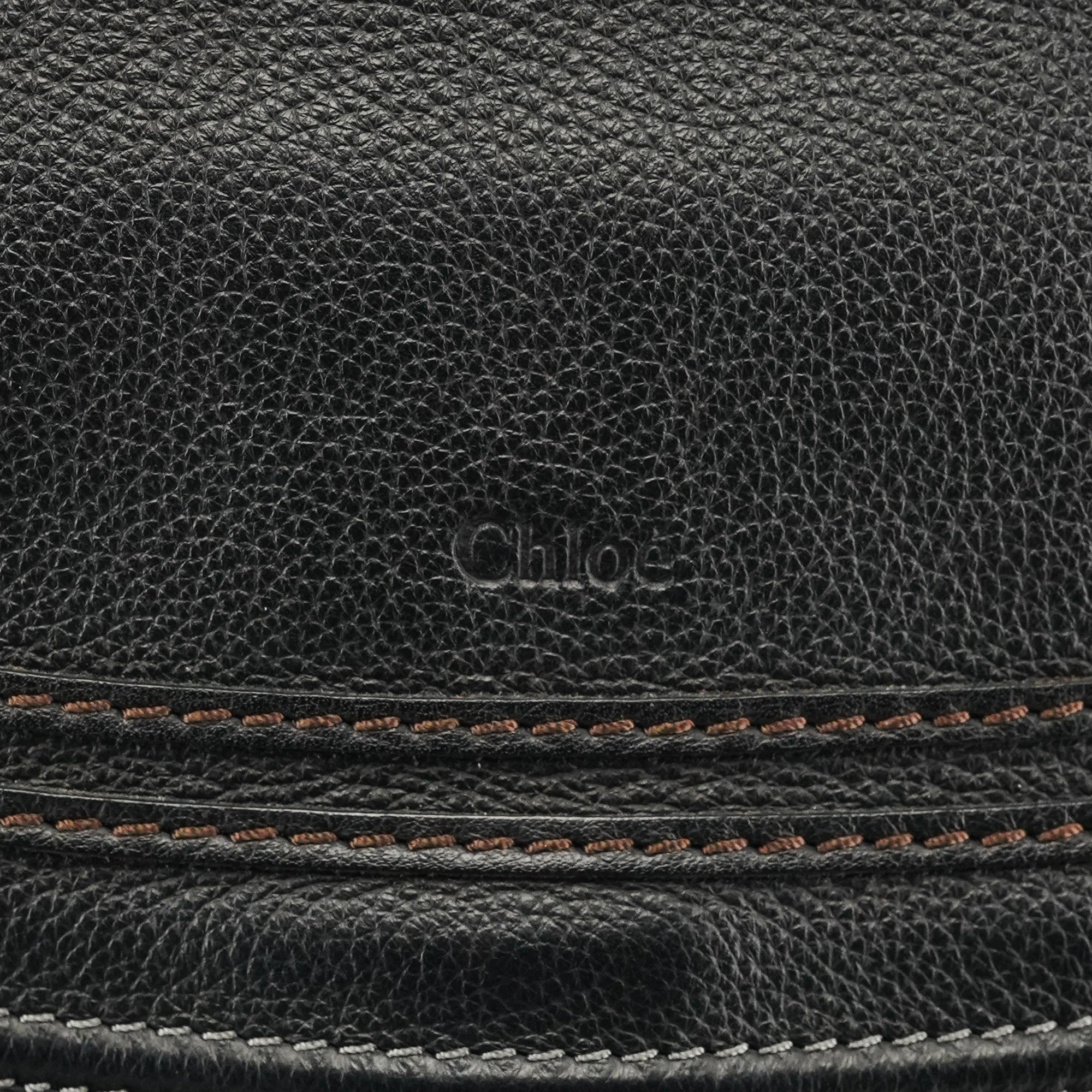 Black Leather Marcie 2-Way Bag