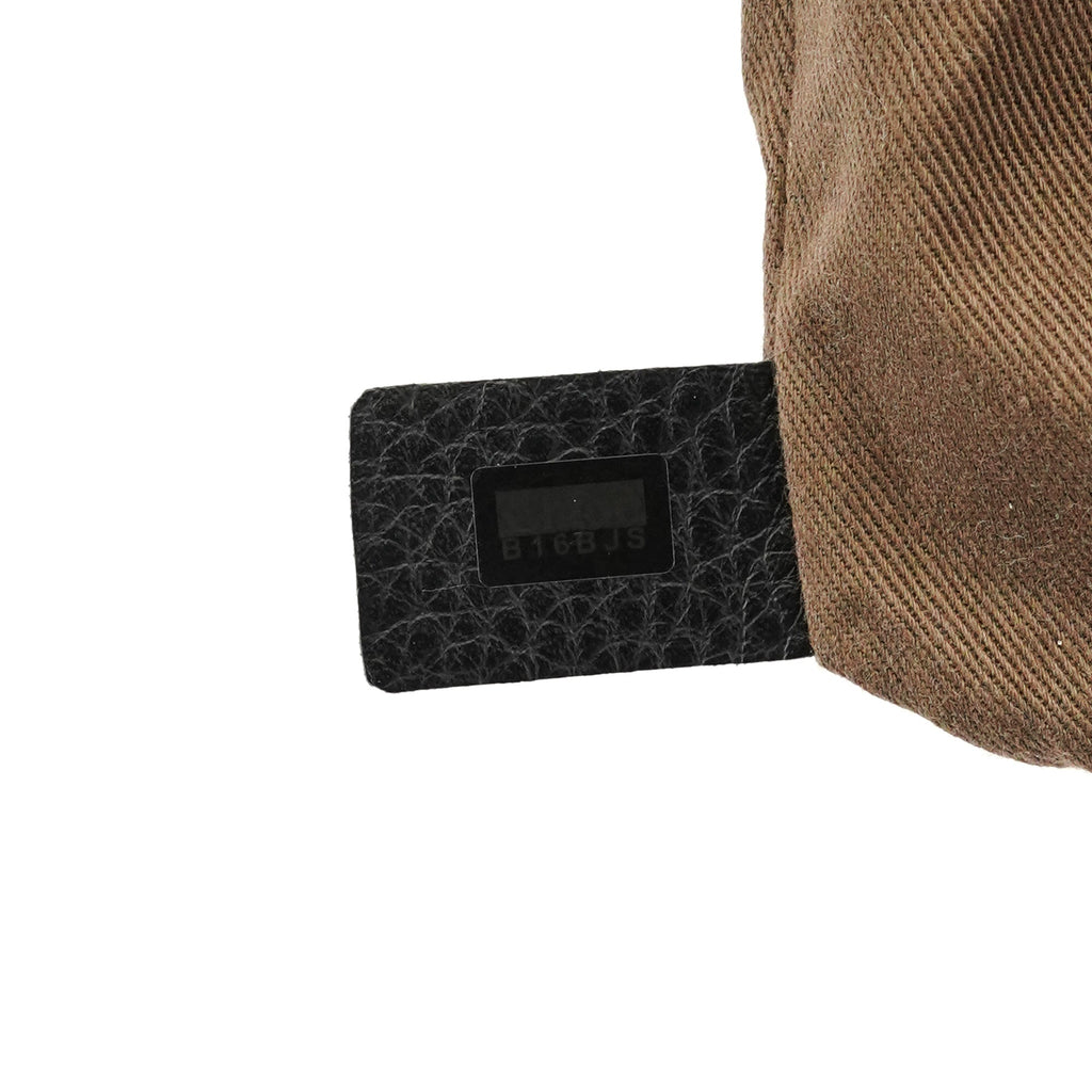 Black Leather Marcie 2-Way Bag