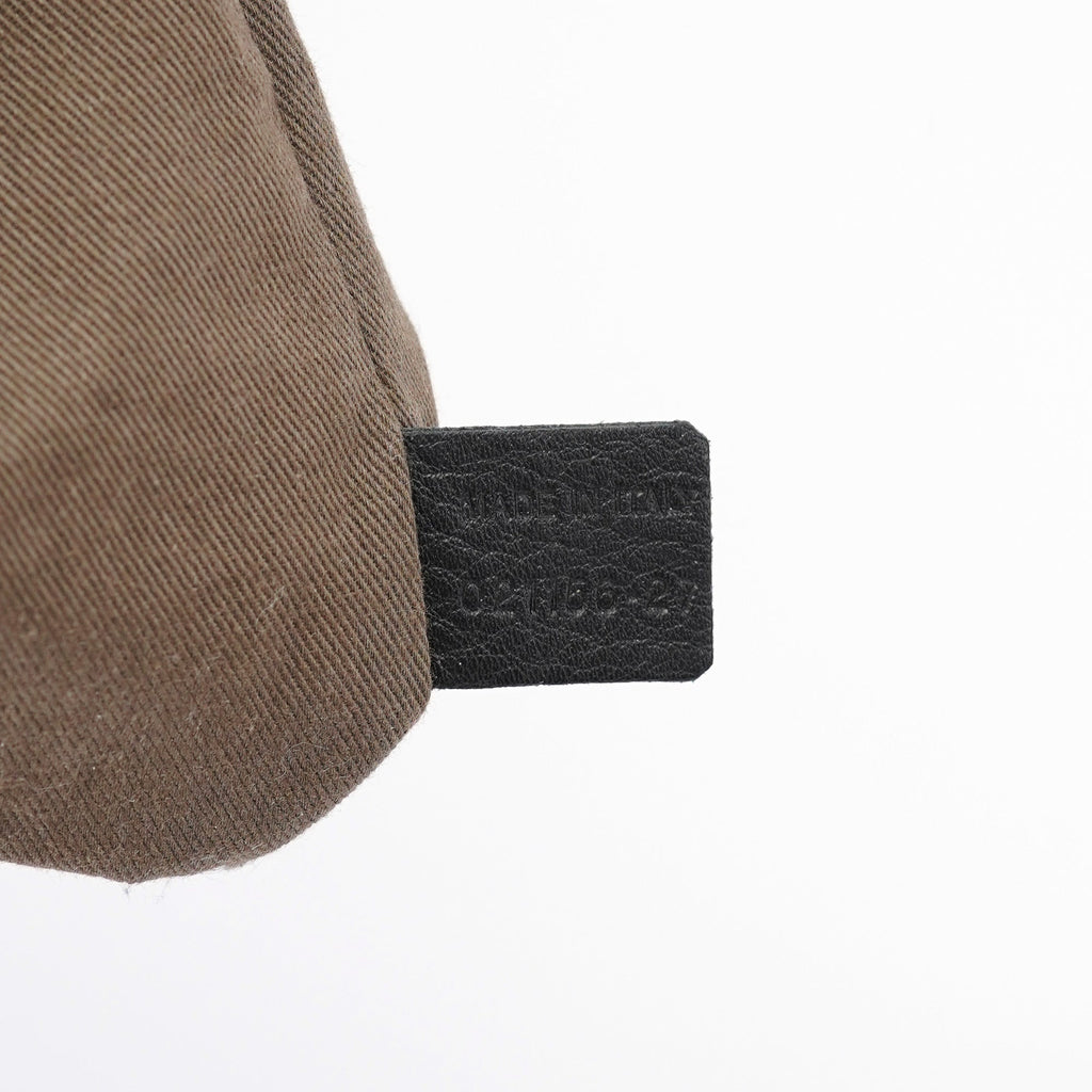 Black Leather Marcie 2-Way Shoulder Bag