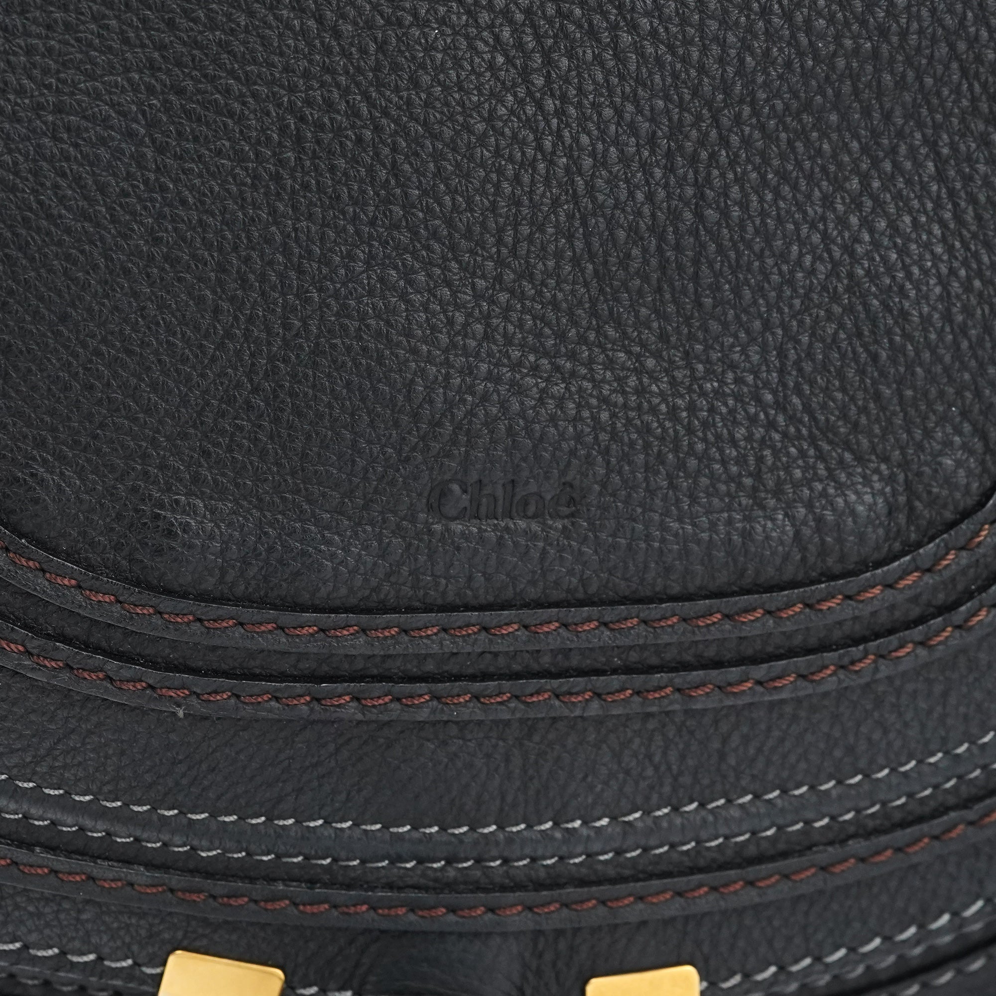 Black Leather Marcie Hobo Shoulder Bag