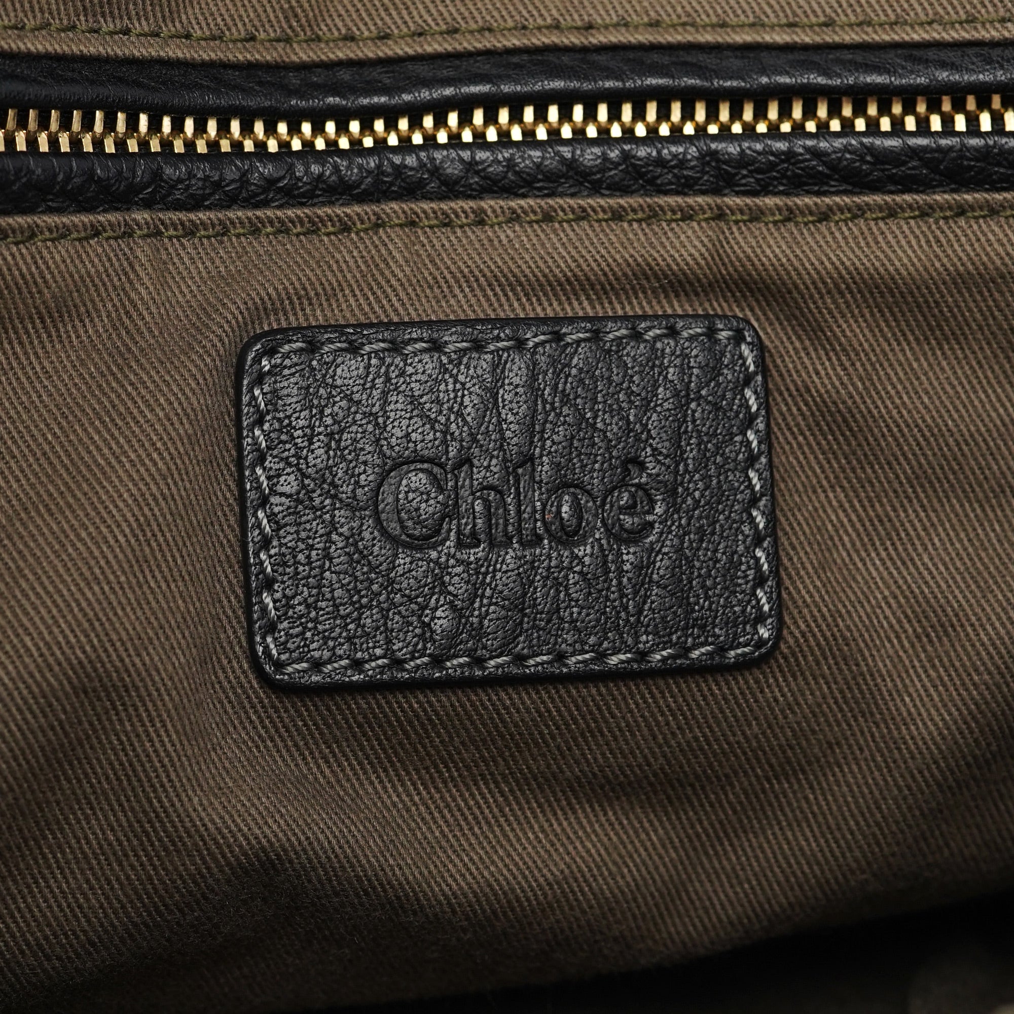 Black Leather Marcie Shoulder Bag