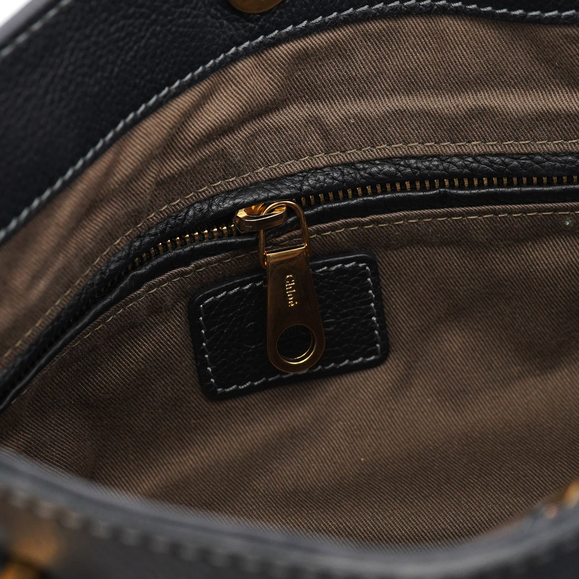 Black Leather Marcie Shoulder Bag