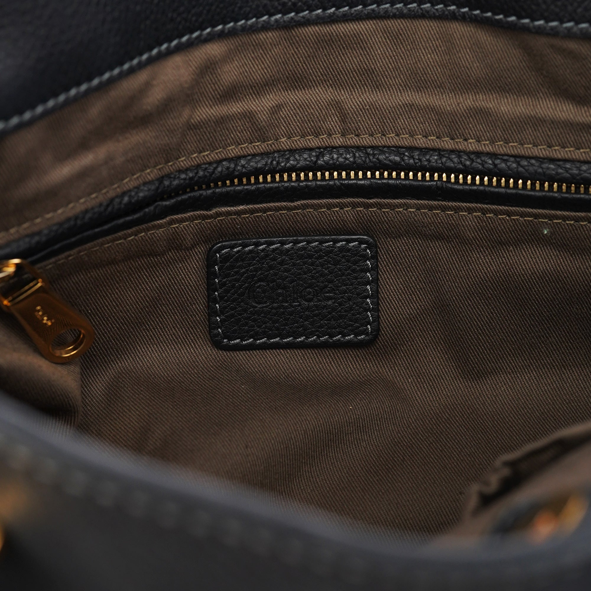 Black Leather Marcie Shoulder Bag