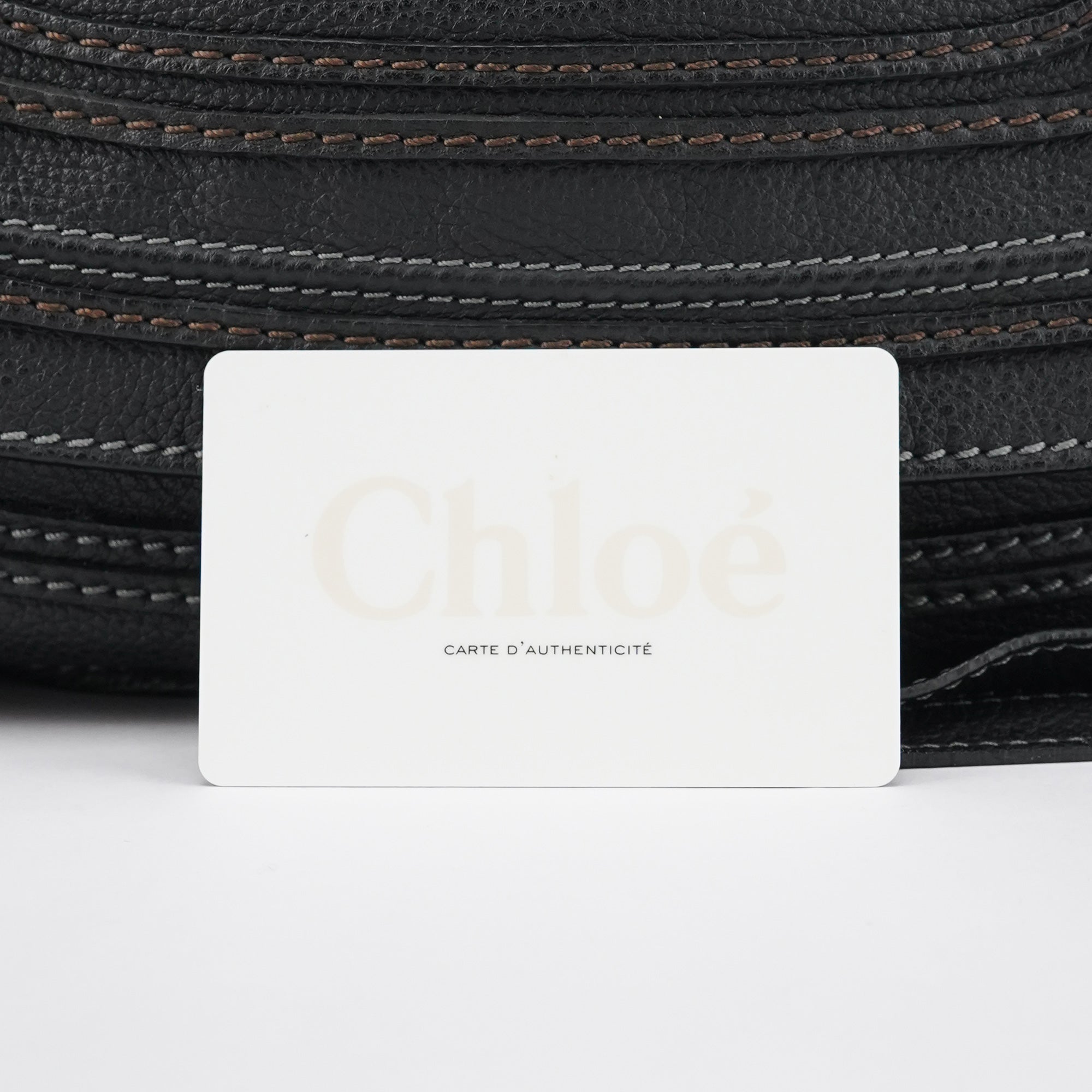 Black Leather Marcie Shoulder Bag