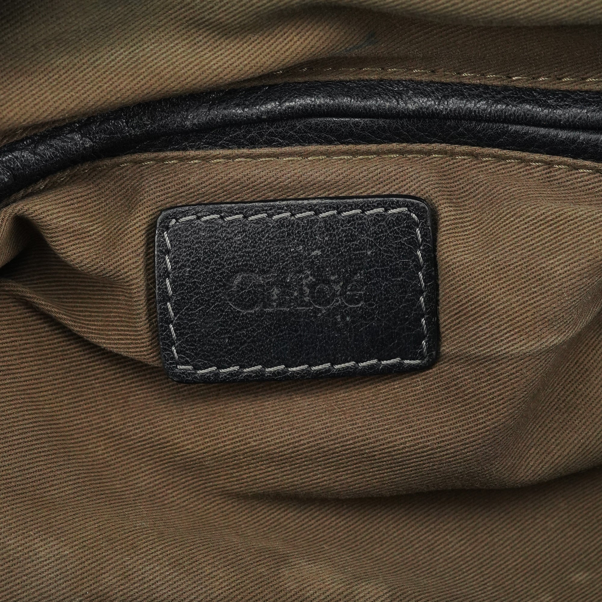 Black Leather Marcie Shoulder Bag