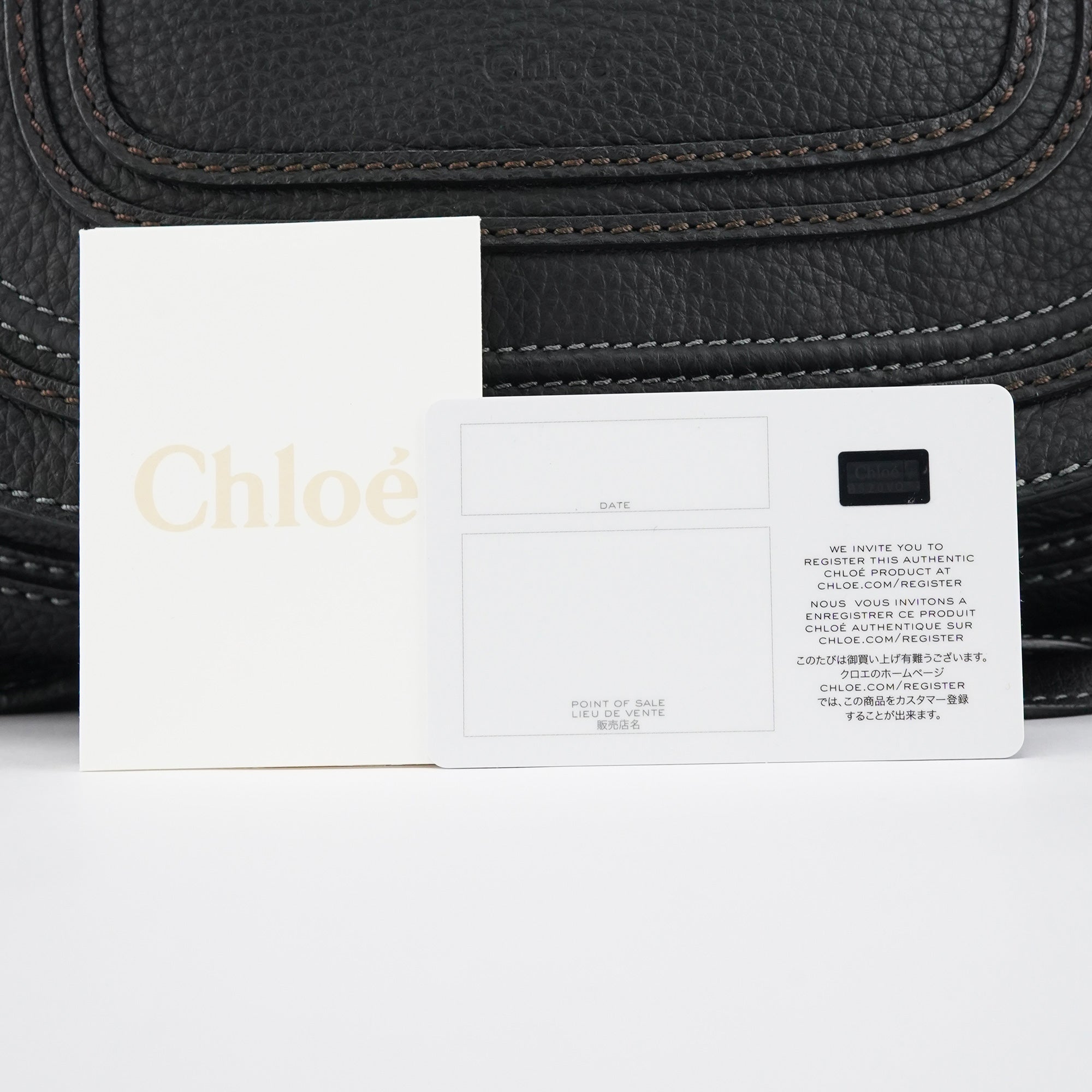 Black Leather Marcie Shoulder Bag