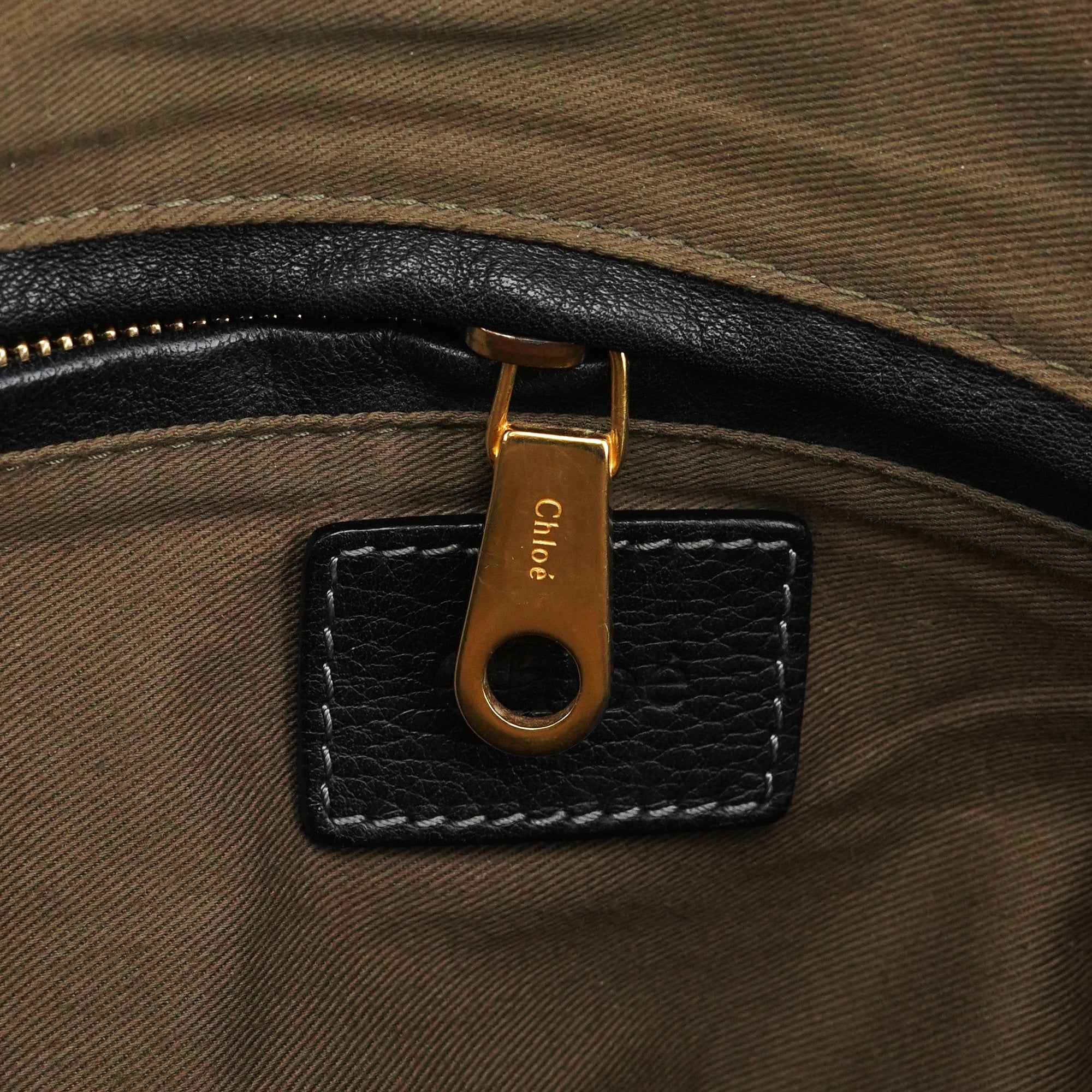 Black Leather Marcie Shoulder Bag