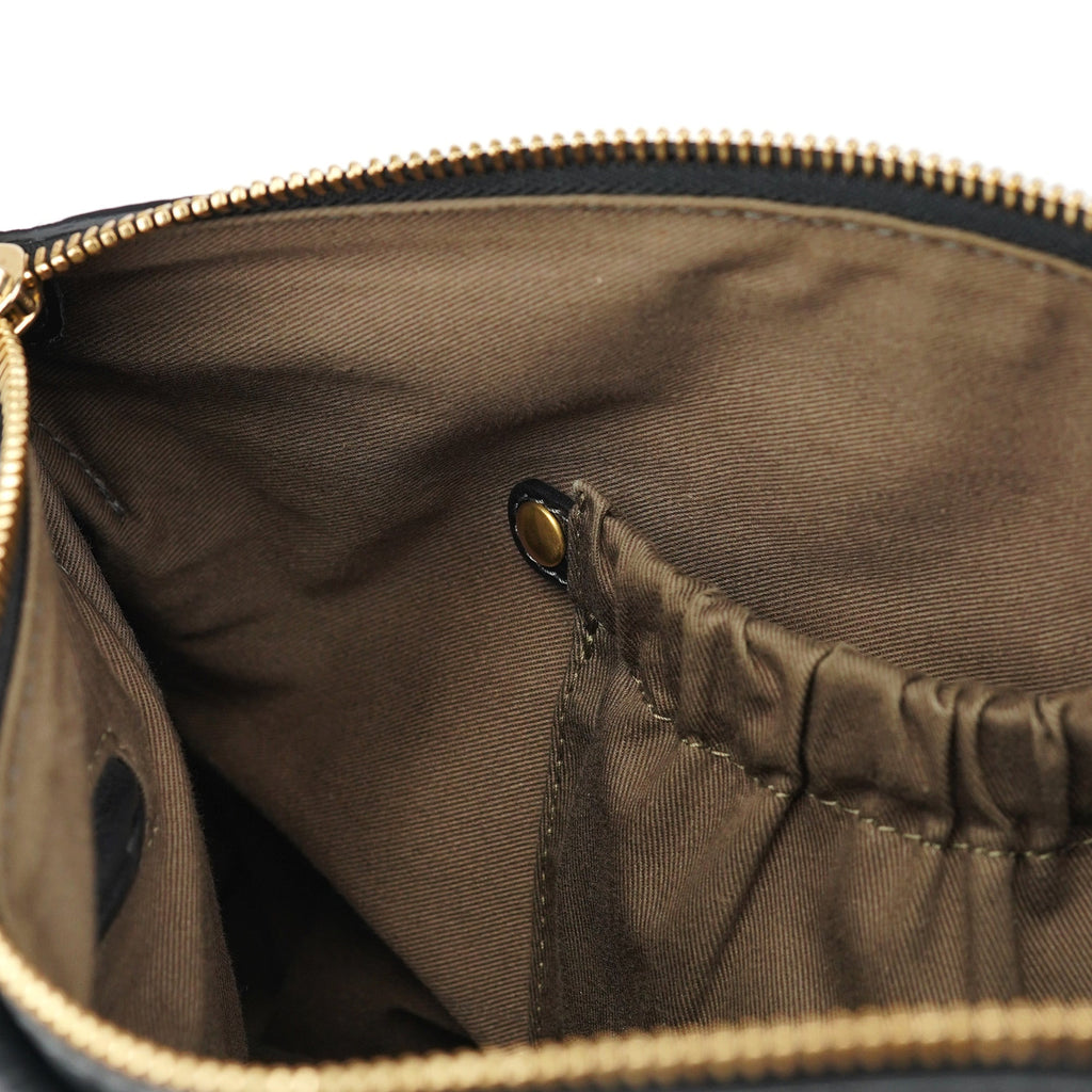 Black Leather Marcie Tote Bag