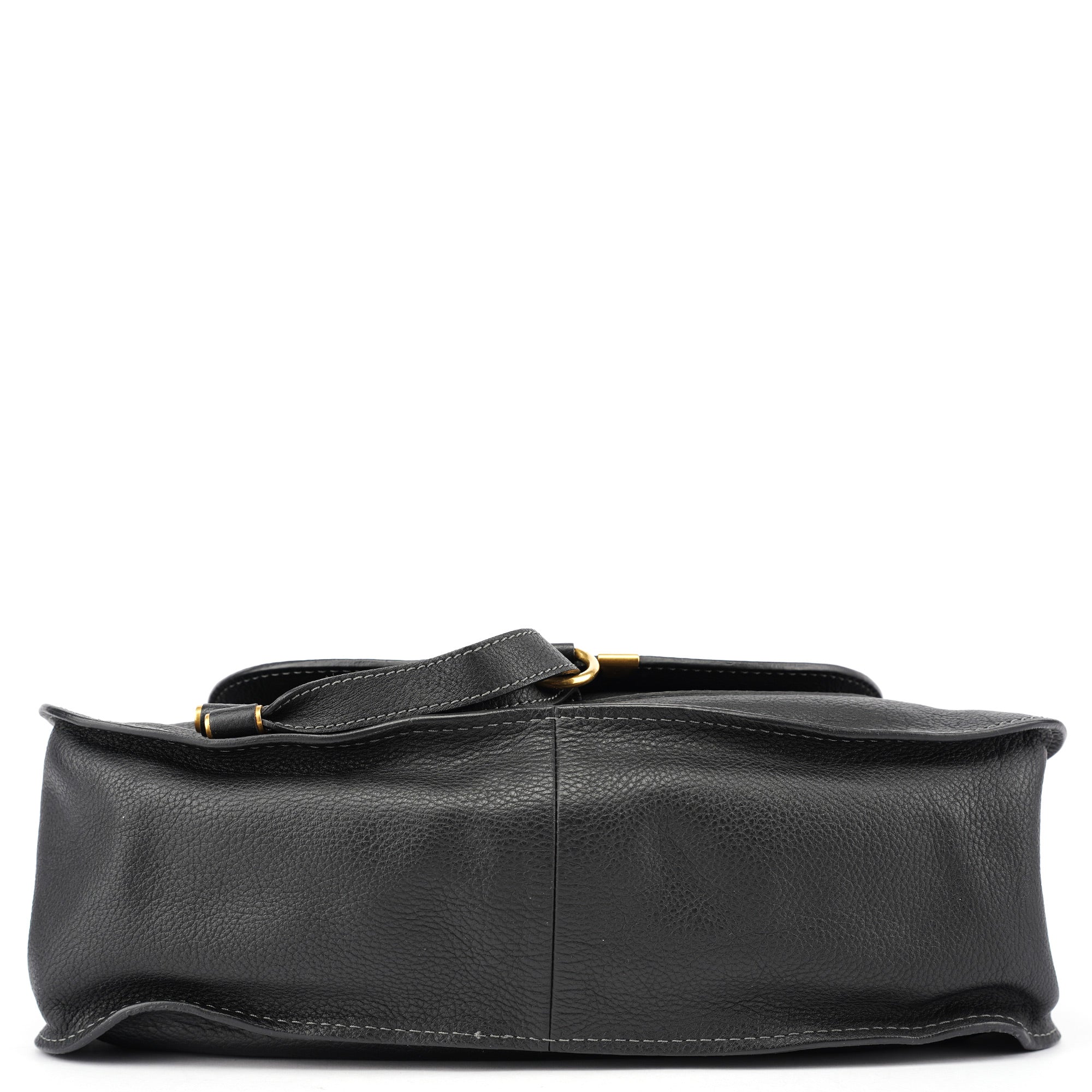 Black Leather Marcie Tote Bag