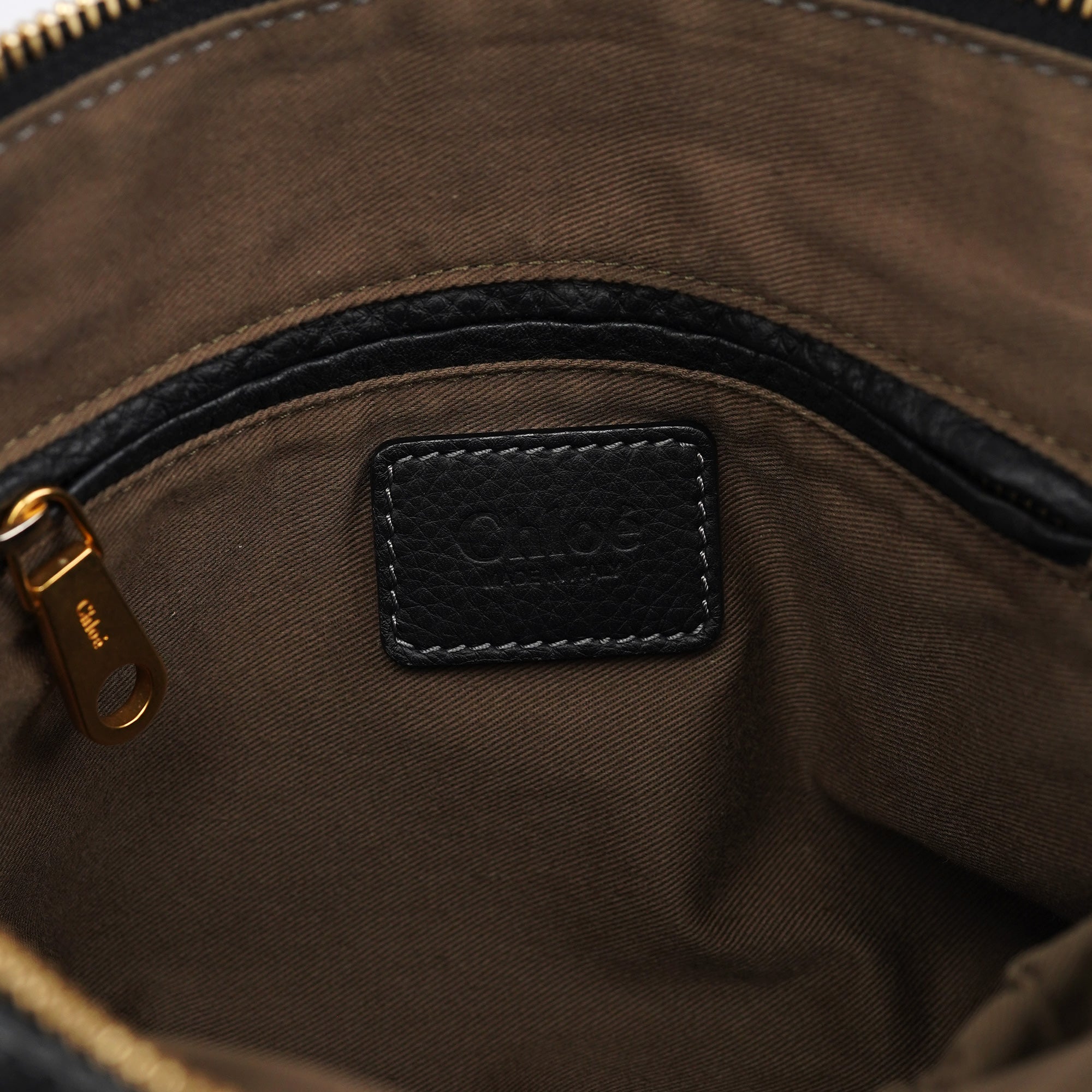 Black Leather Marcie Tote Bag