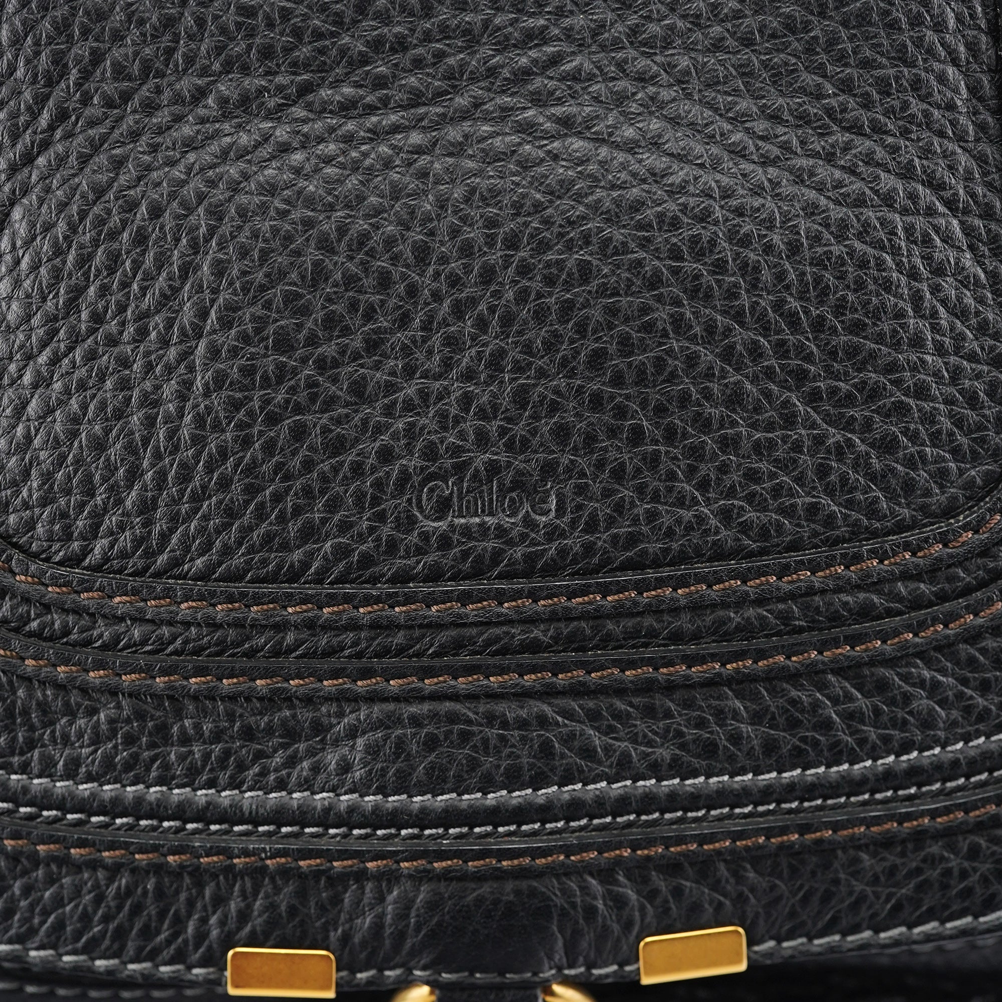 Black Leather Marcie Tote Bag