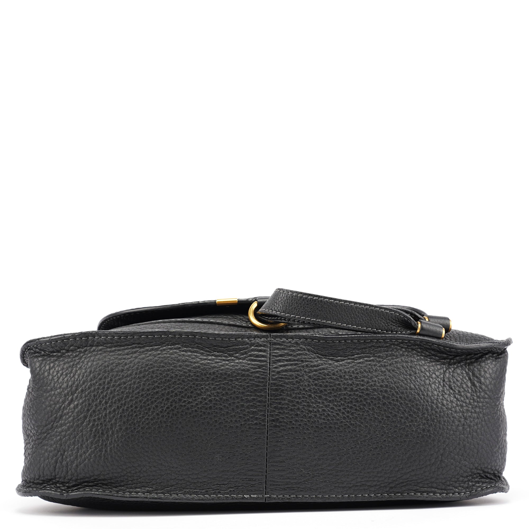 Black Leather Marcie Tote Bag
