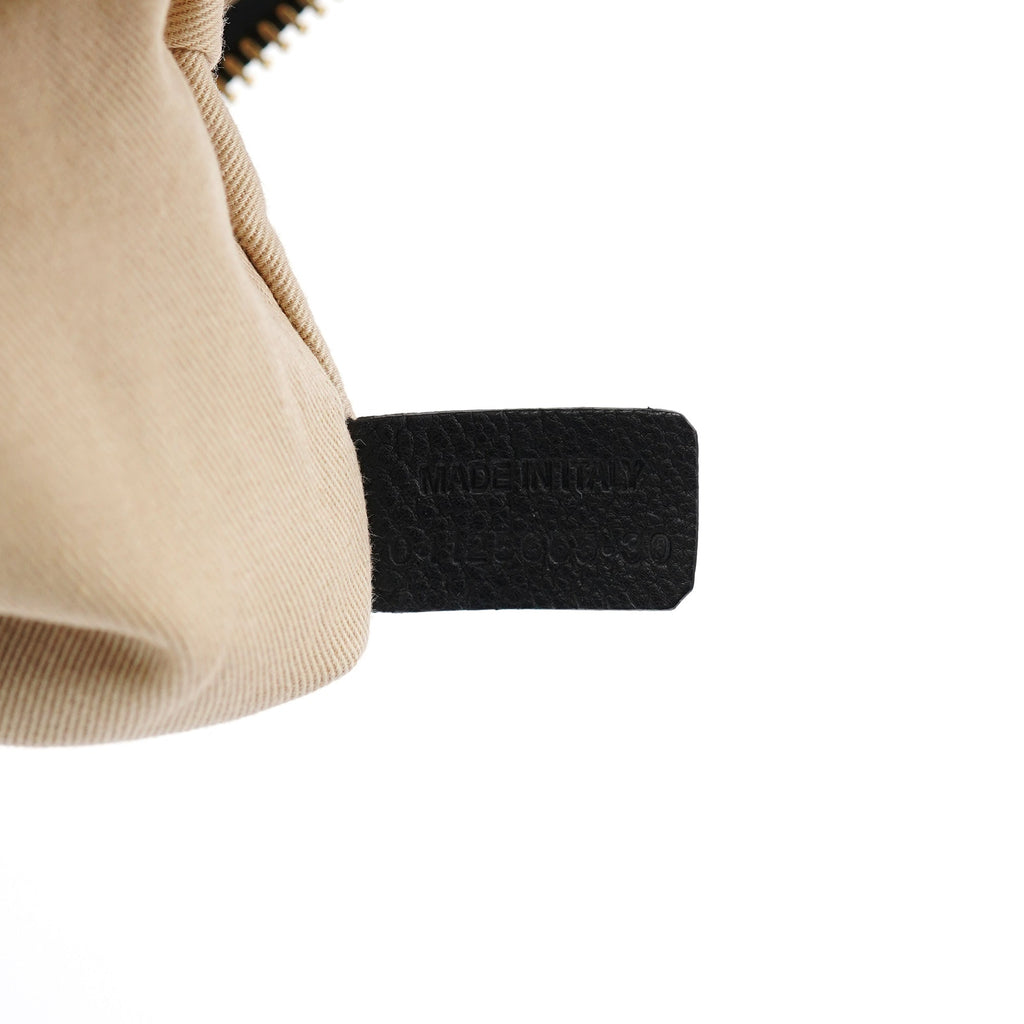 Black Leather Marcie Tote Bag