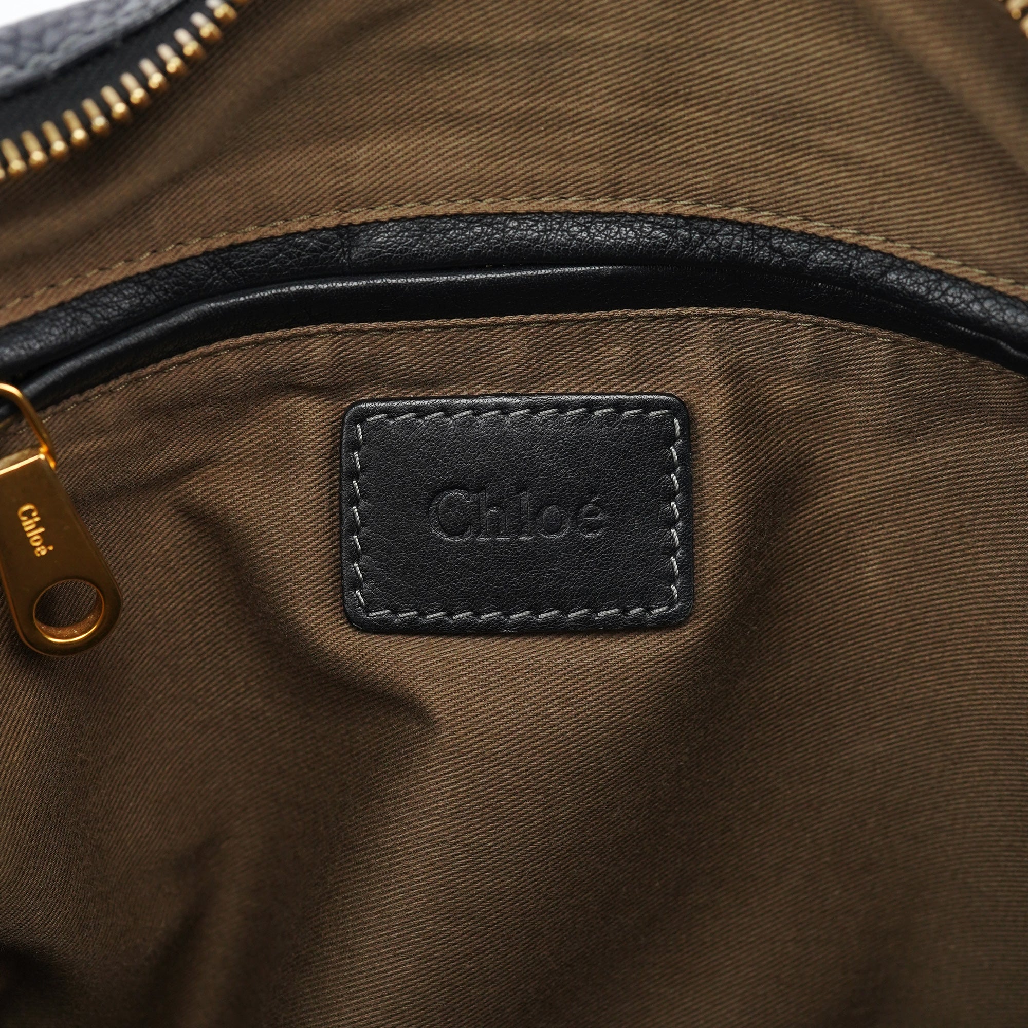 Black Leather Marcie Tote Bag