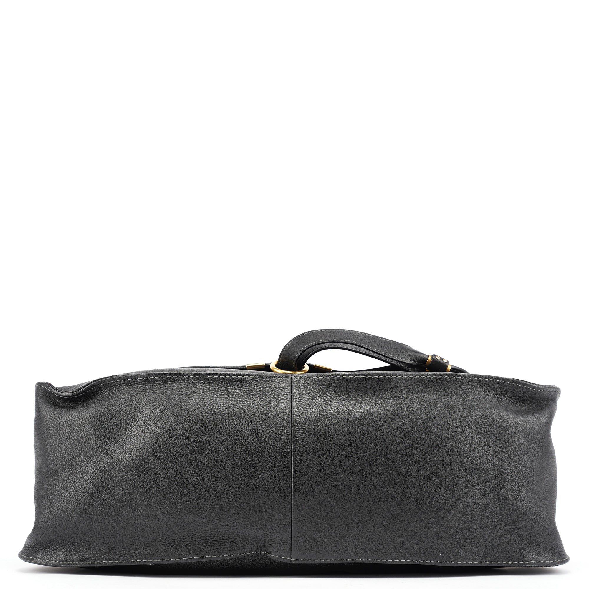 Black Leather Marcie Tote Bag