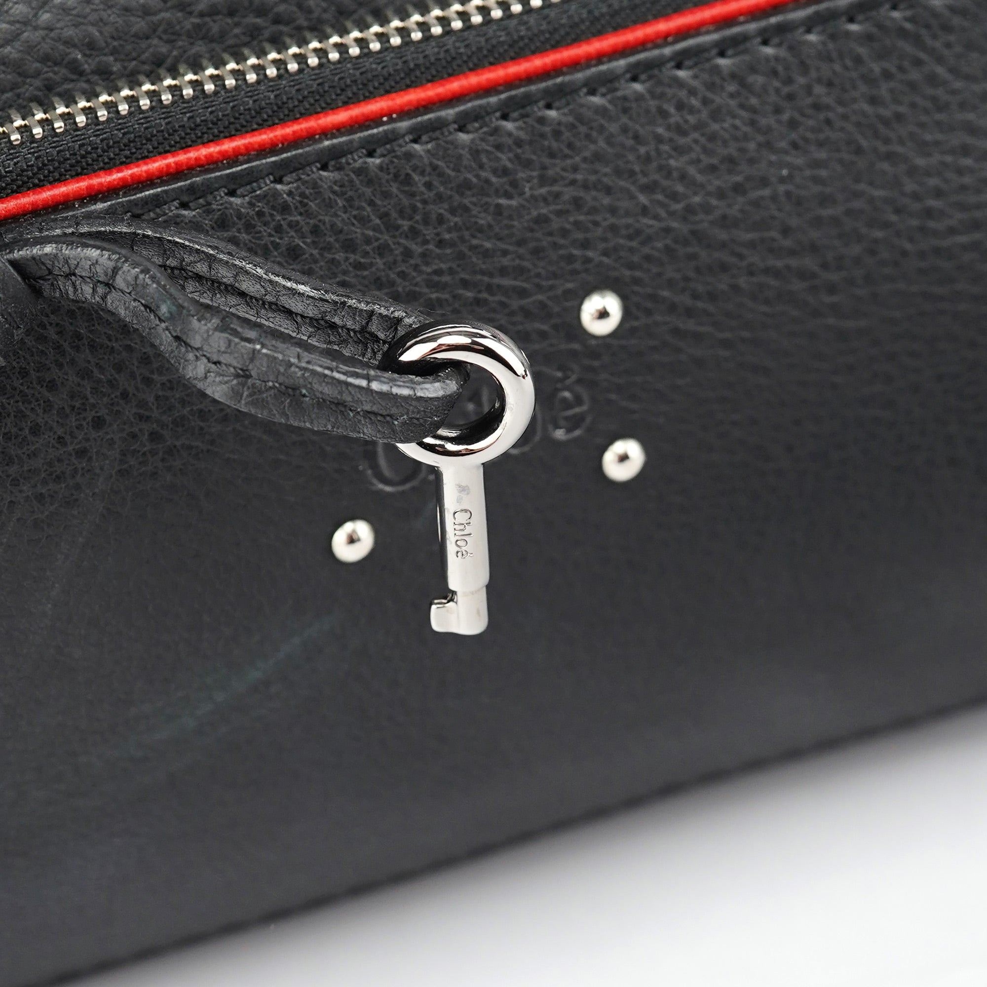 Black Leather Paddington Boston Bag